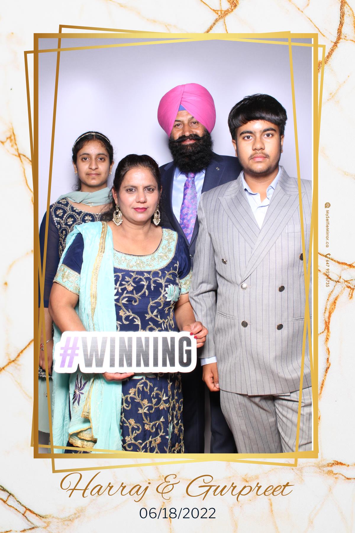 Harraj & Gurpreet | View more photos from the event at gallery.myselfiemirror.ca/u/romanmyselfiemirrorca/Harraj-Gurpreet
