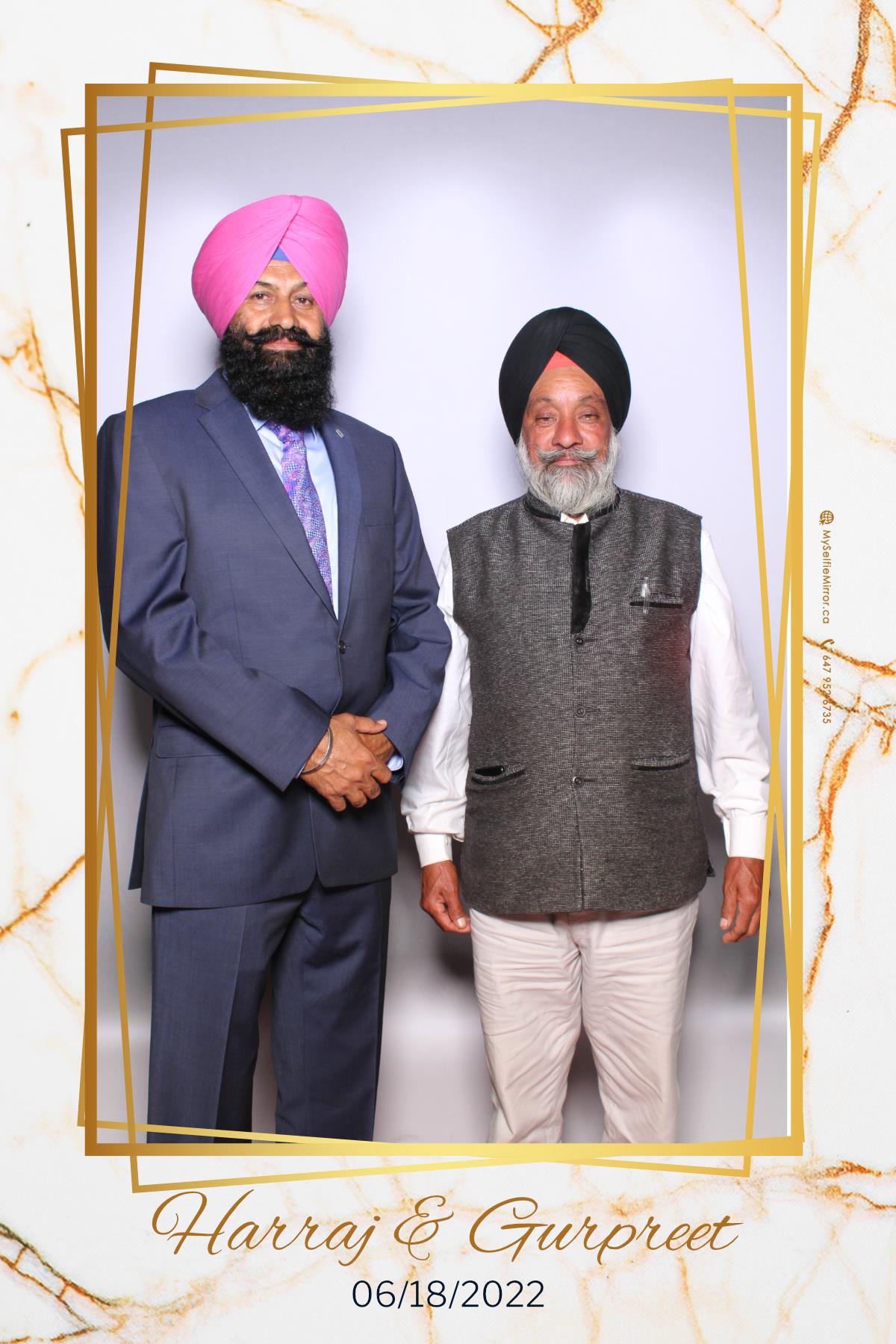 Harraj & Gurpreet | View more photos from the event at gallery.myselfiemirror.ca/u/romanmyselfiemirrorca/Harraj-Gurpreet
