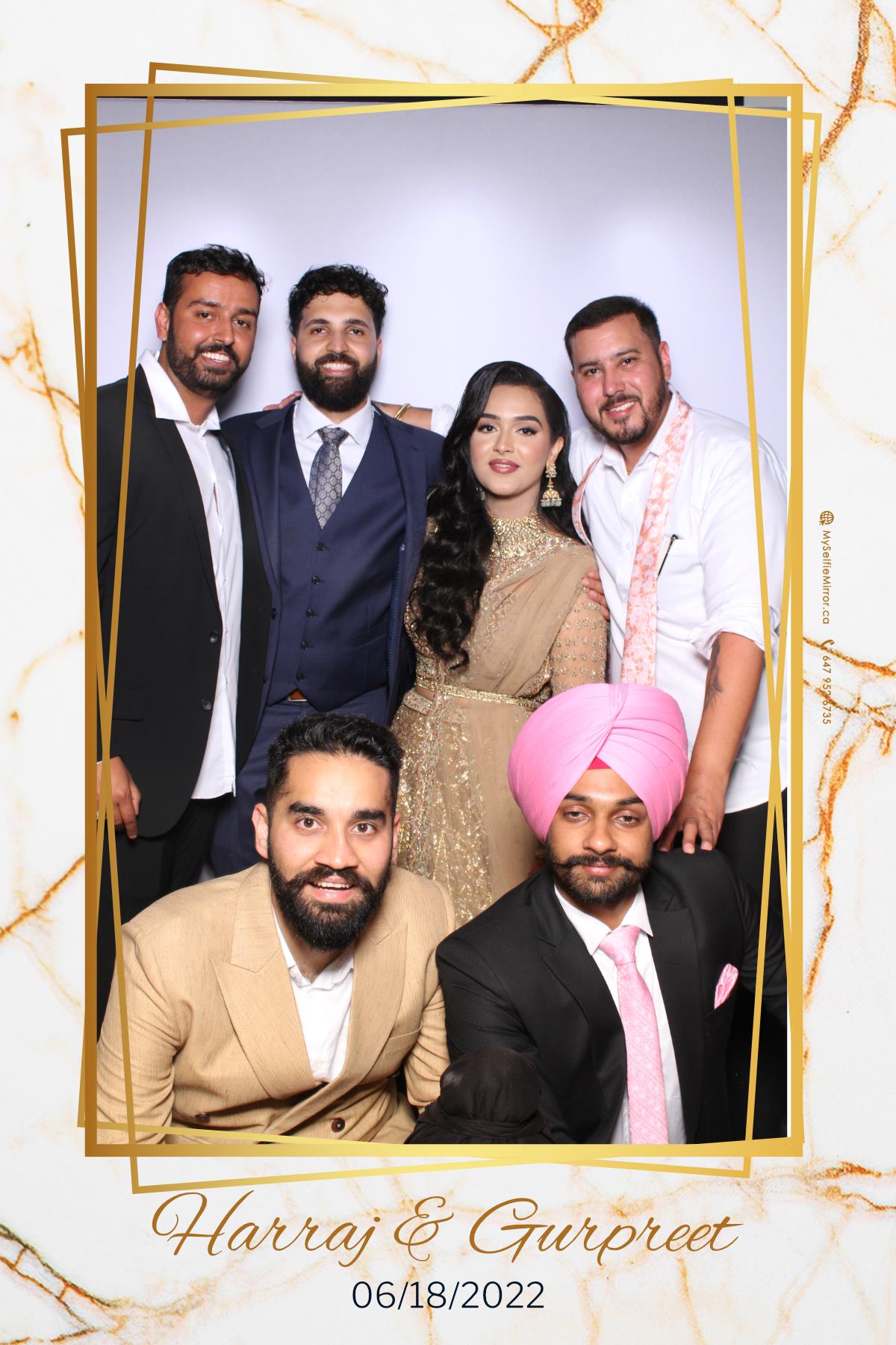 Harraj & Gurpreet | View more photos from the event at gallery.myselfiemirror.ca/u/romanmyselfiemirrorca/Harraj-Gurpreet