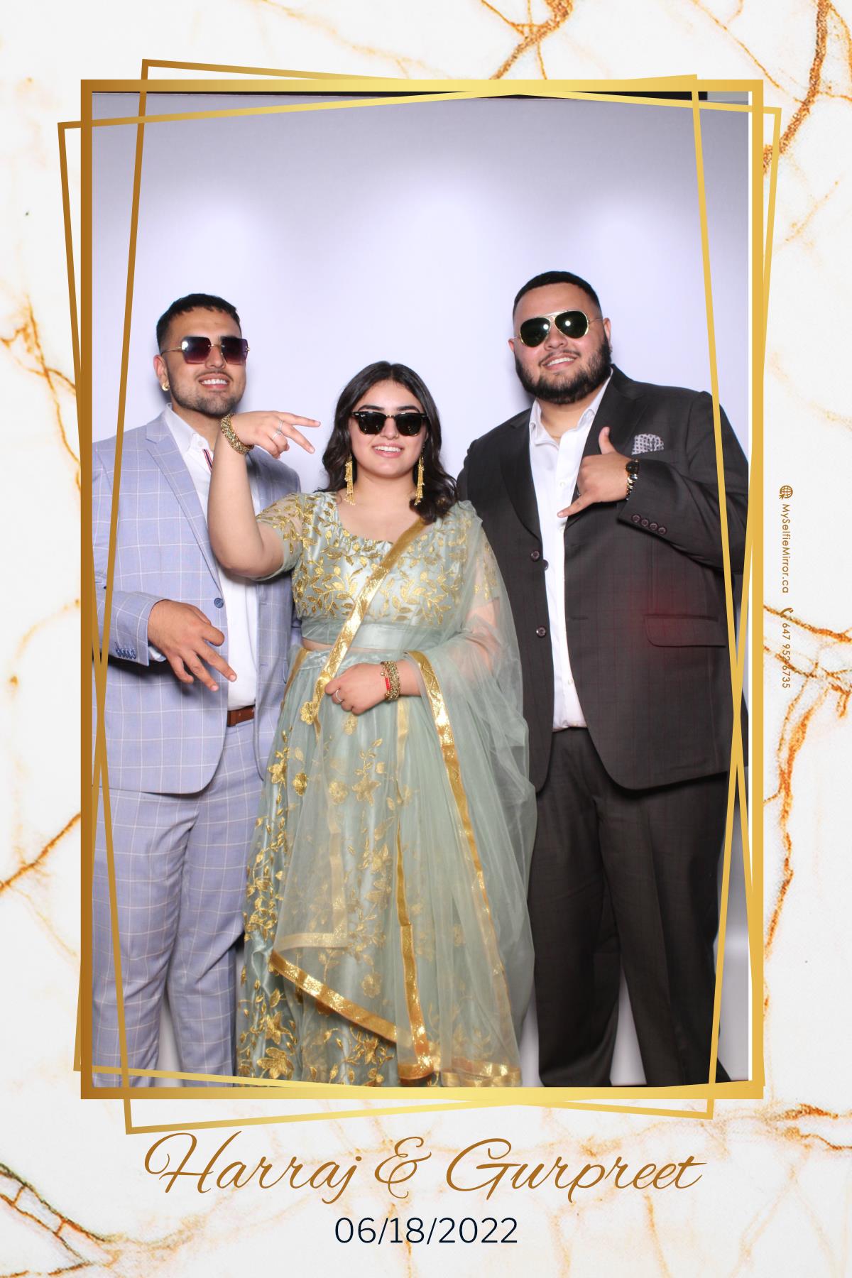 Harraj & Gurpreet | View more photos from the event at gallery.myselfiemirror.ca/u/romanmyselfiemirrorca/Harraj-Gurpreet