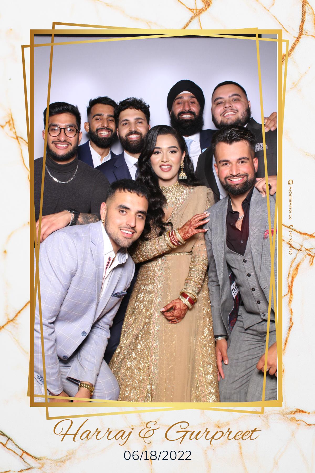 Harraj & Gurpreet | View more photos from the event at gallery.myselfiemirror.ca/u/romanmyselfiemirrorca/Harraj-Gurpreet