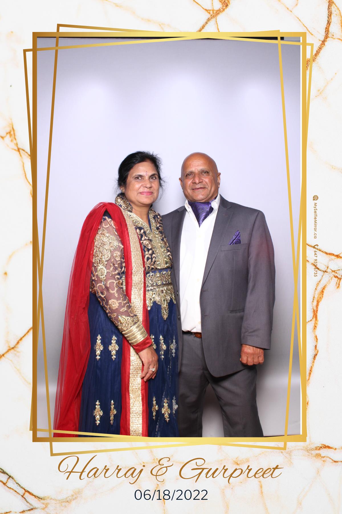 Harraj & Gurpreet | View more photos from the event at gallery.myselfiemirror.ca/u/romanmyselfiemirrorca/Harraj-Gurpreet