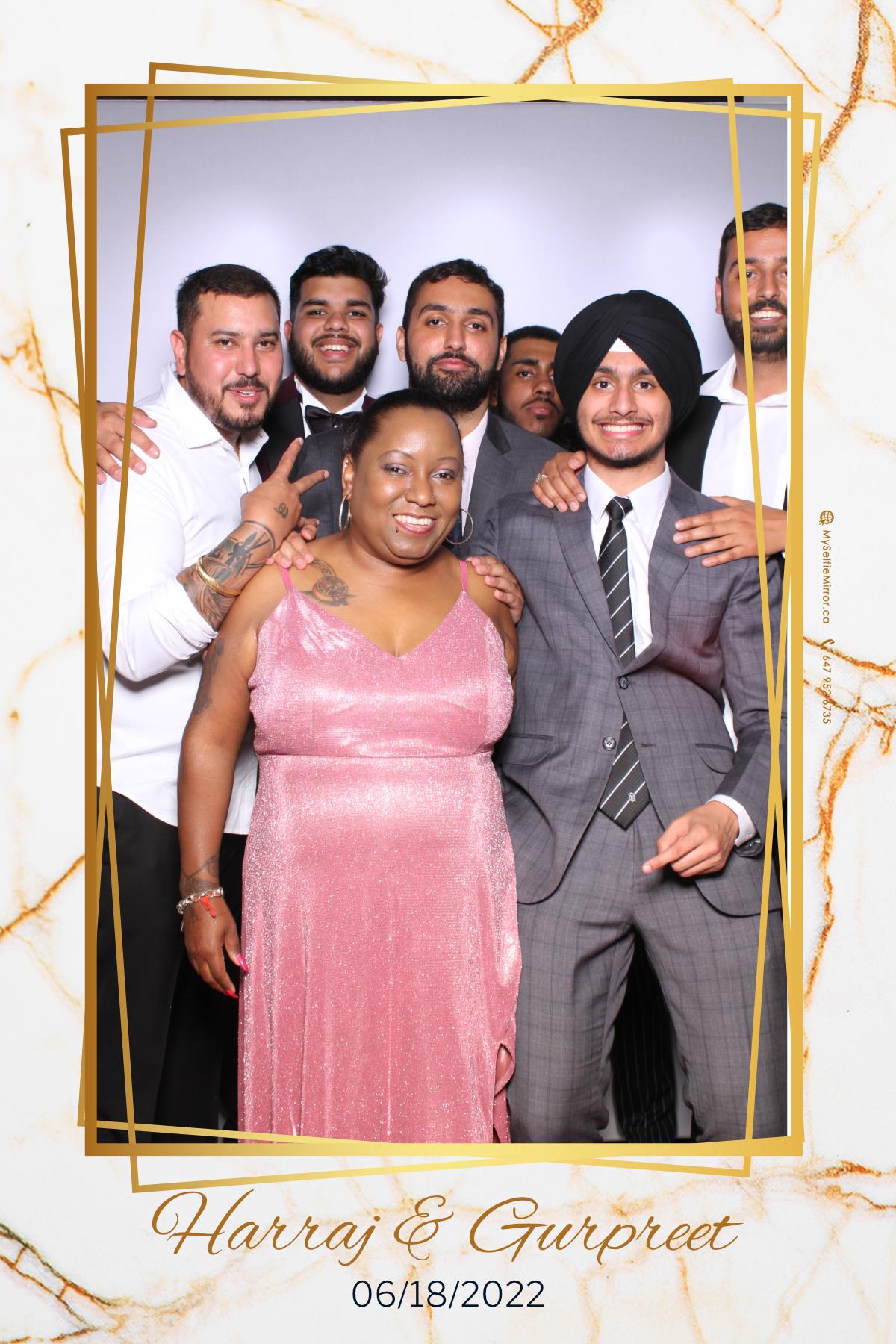 Harraj & Gurpreet | View more photos from the event at gallery.myselfiemirror.ca/u/romanmyselfiemirrorca/Harraj-Gurpreet