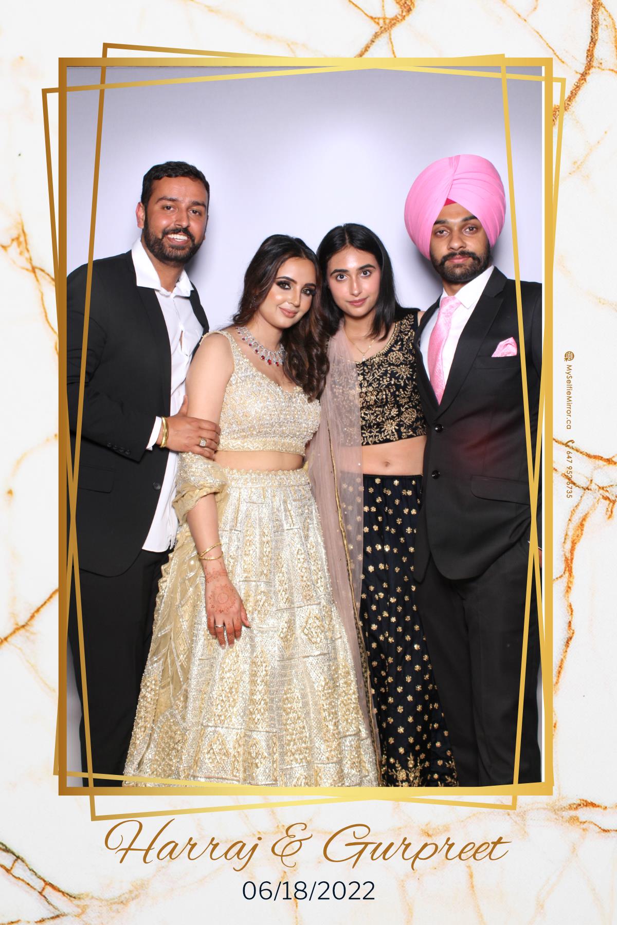 Harraj & Gurpreet | View more photos from the event at gallery.myselfiemirror.ca/u/romanmyselfiemirrorca/Harraj-Gurpreet