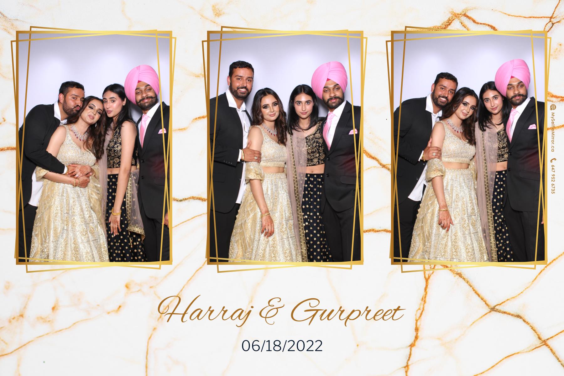 Harraj & Gurpreet | View more photos from the event at gallery.myselfiemirror.ca/u/romanmyselfiemirrorca/Harraj-Gurpreet