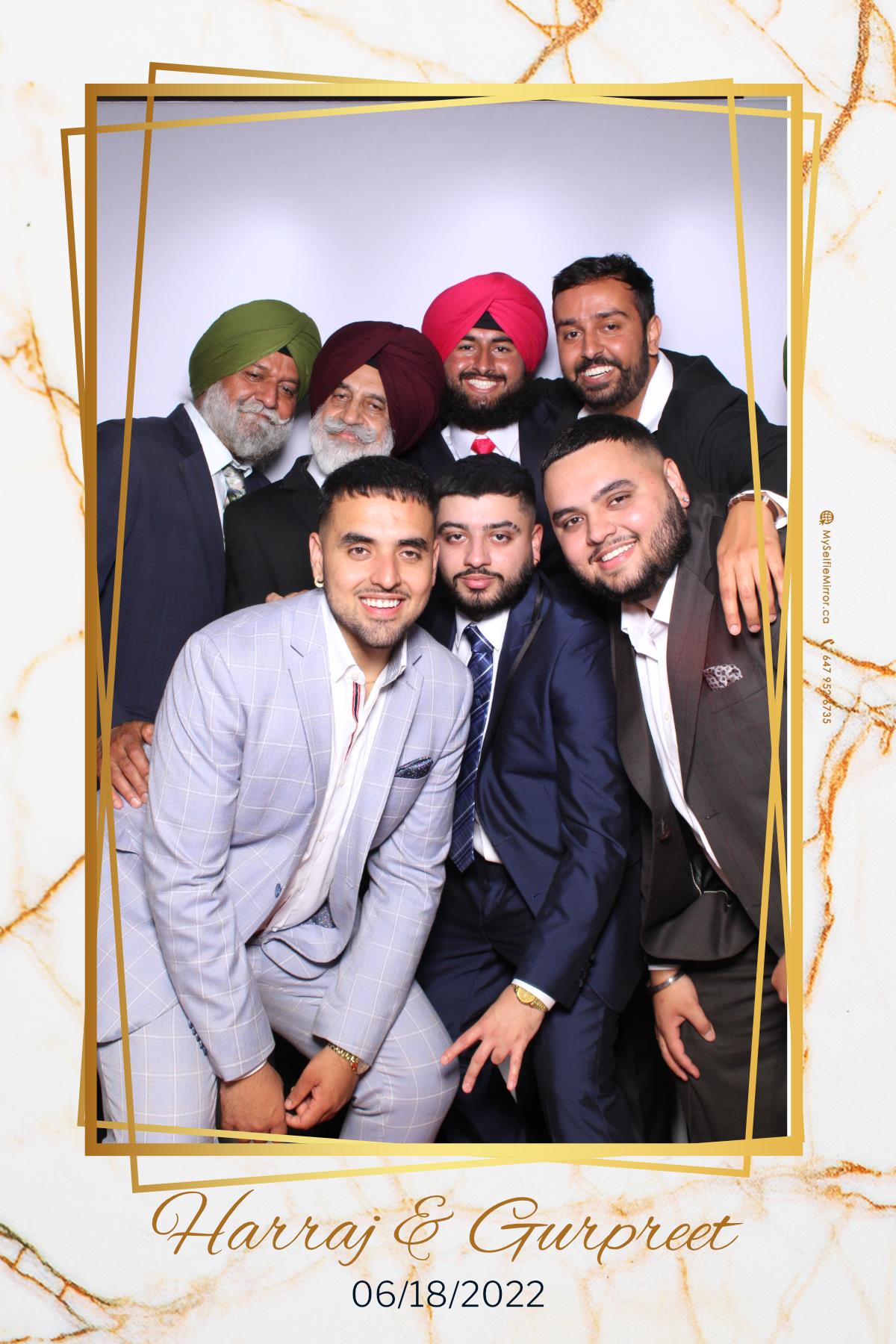 Harraj & Gurpreet | View more photos from the event at gallery.myselfiemirror.ca/u/romanmyselfiemirrorca/Harraj-Gurpreet