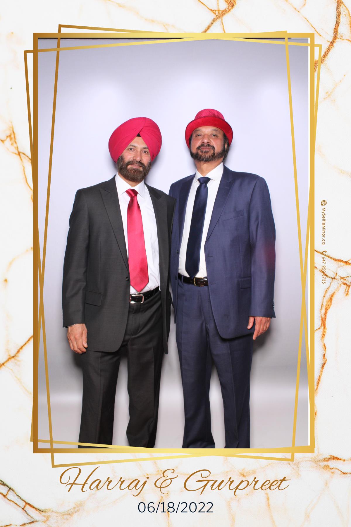 Harraj & Gurpreet | View more photos from the event at gallery.myselfiemirror.ca/u/romanmyselfiemirrorca/Harraj-Gurpreet