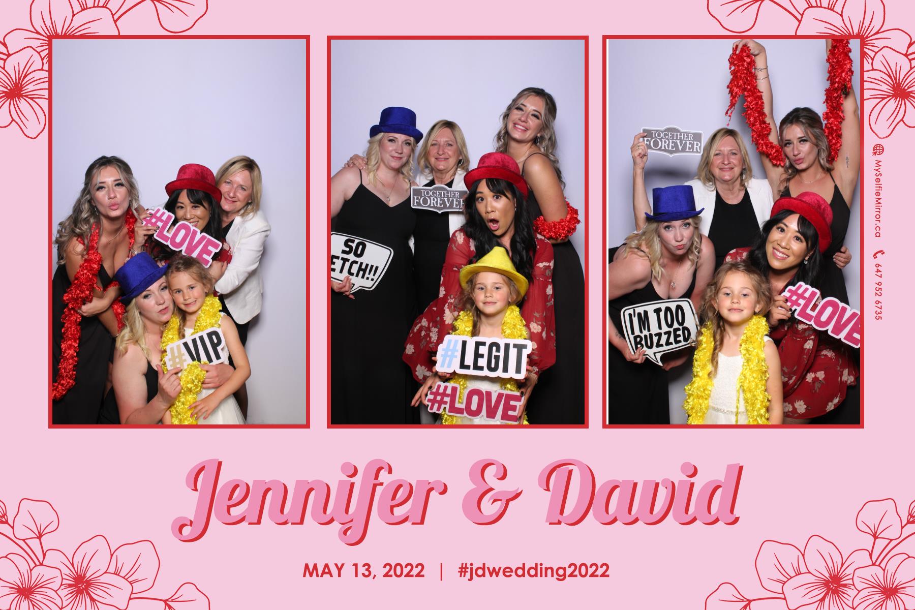 Jenn & David | View more photos from the event at gallery.myselfiemirror.ca/u/romanmyselfiemirrorca/Jenn-David