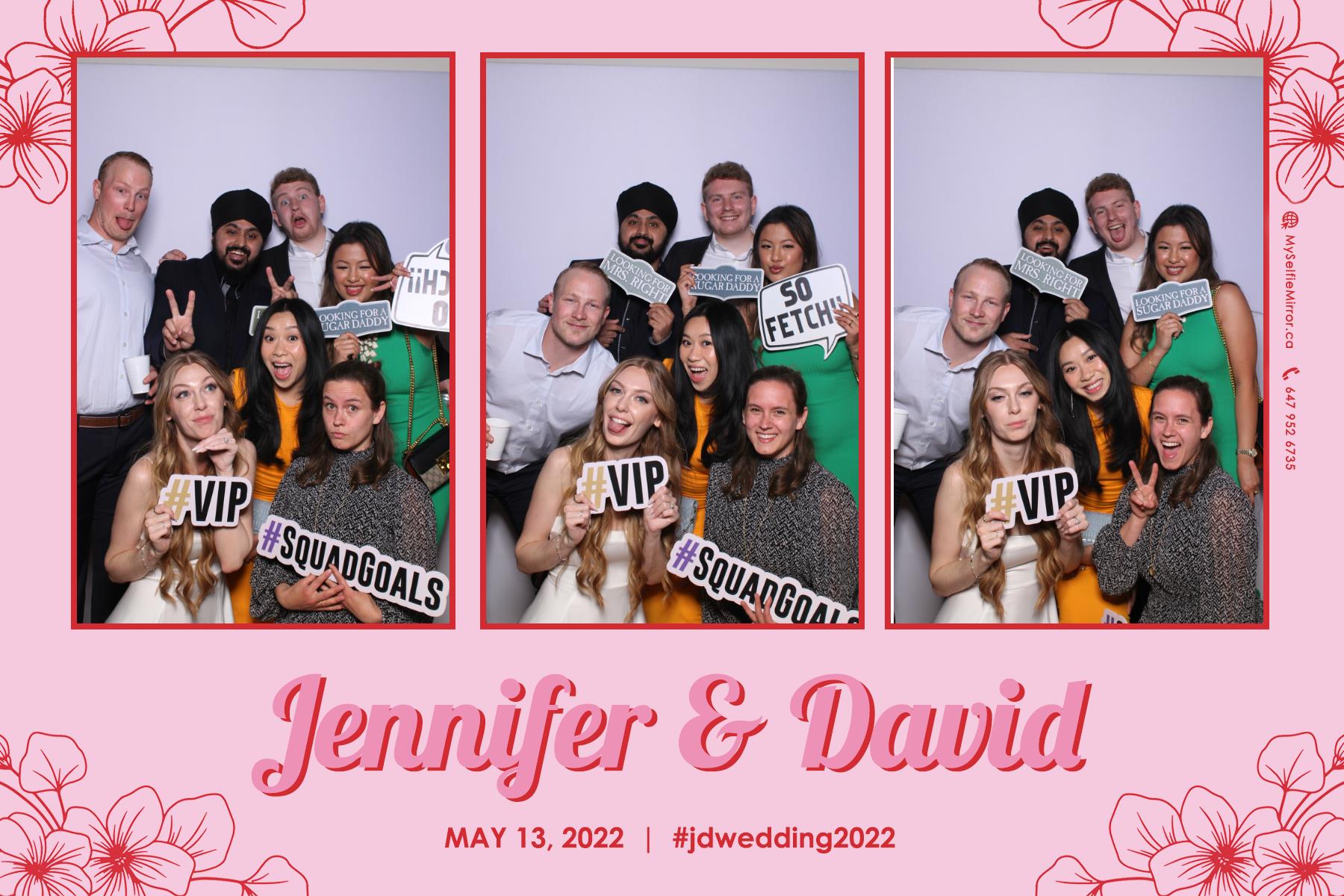 Jenn & David | View more photos from the event at gallery.myselfiemirror.ca/u/romanmyselfiemirrorca/Jenn-David