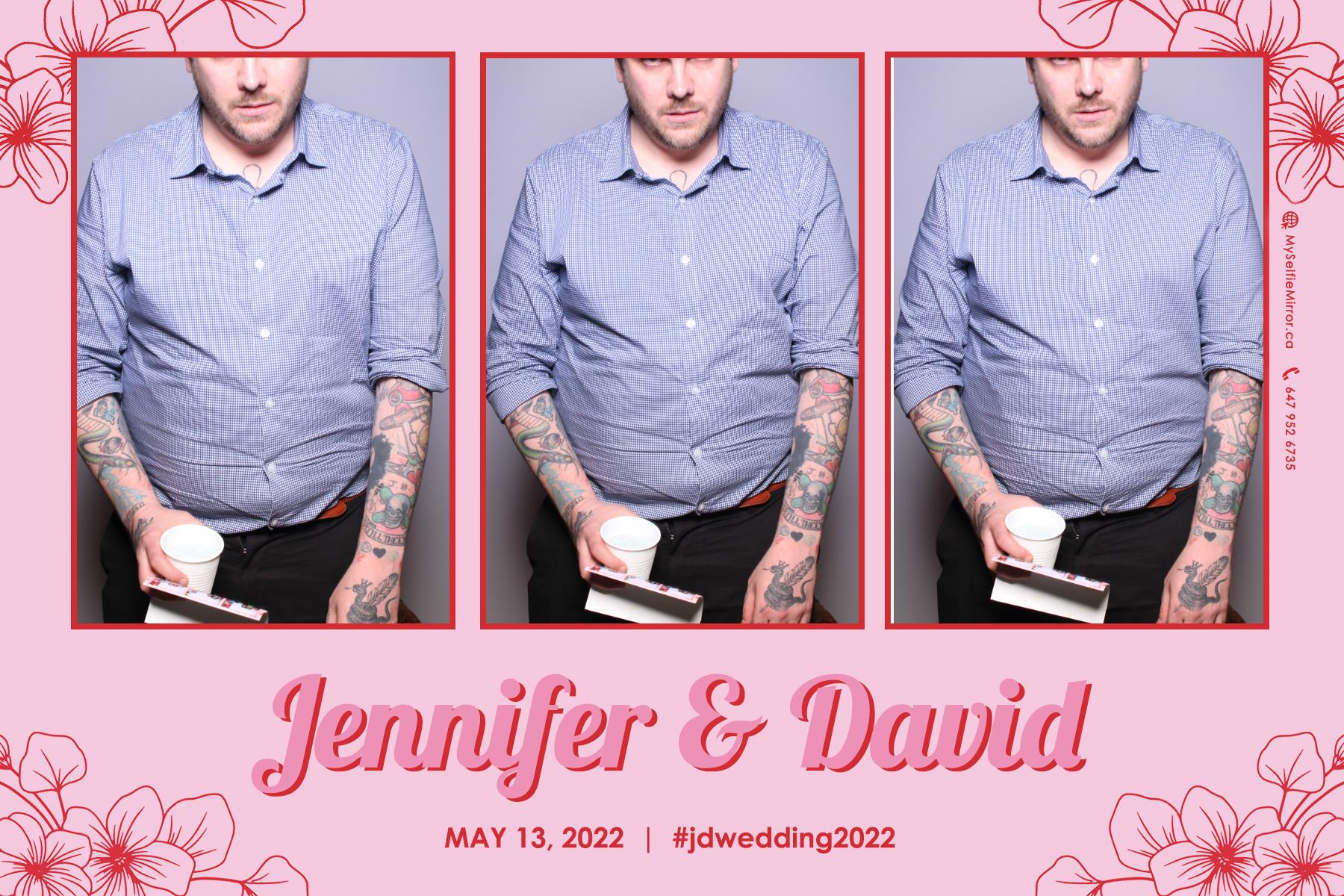 Jenn & David | View more photos from the event at gallery.myselfiemirror.ca/u/romanmyselfiemirrorca/Jenn-David