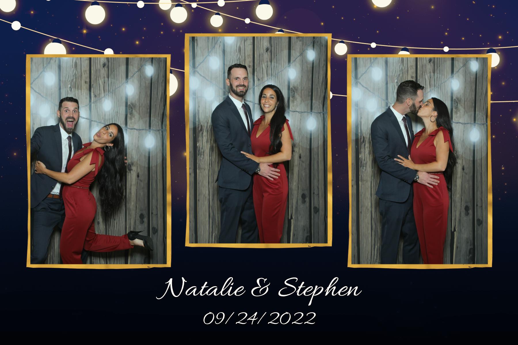 Natalie & Stephen | View more photos from the event at gallery.myselfiemirror.ca/u/romanmyselfiemirrorca/Natalie-Stephen