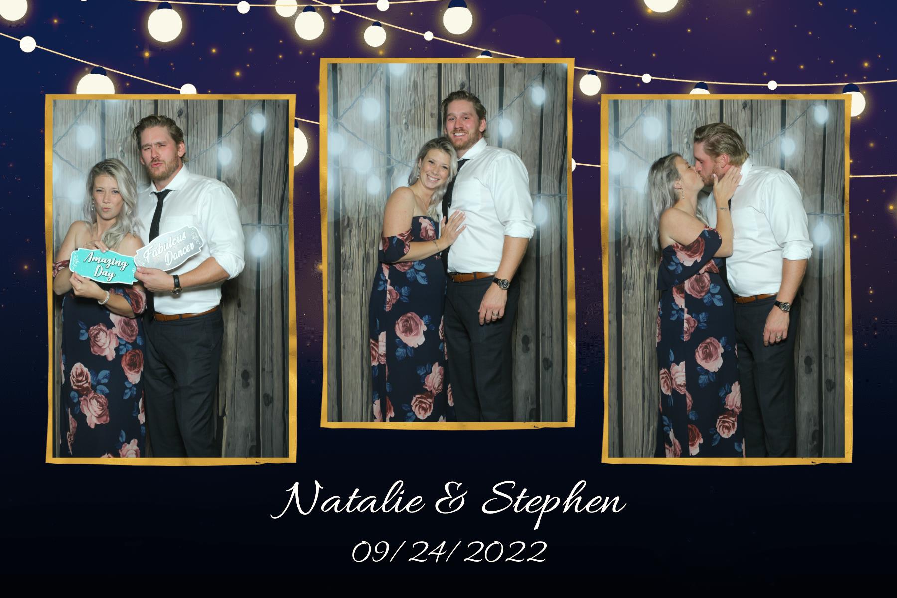 Natalie & Stephen | View more photos from the event at gallery.myselfiemirror.ca/u/romanmyselfiemirrorca/Natalie-Stephen
