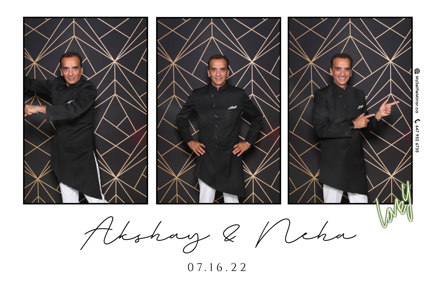 Neha & Akshay | View more photos from the event at gallery.myselfiemirror.ca/u/romanmyselfiemirrorca/Neha-Akshay