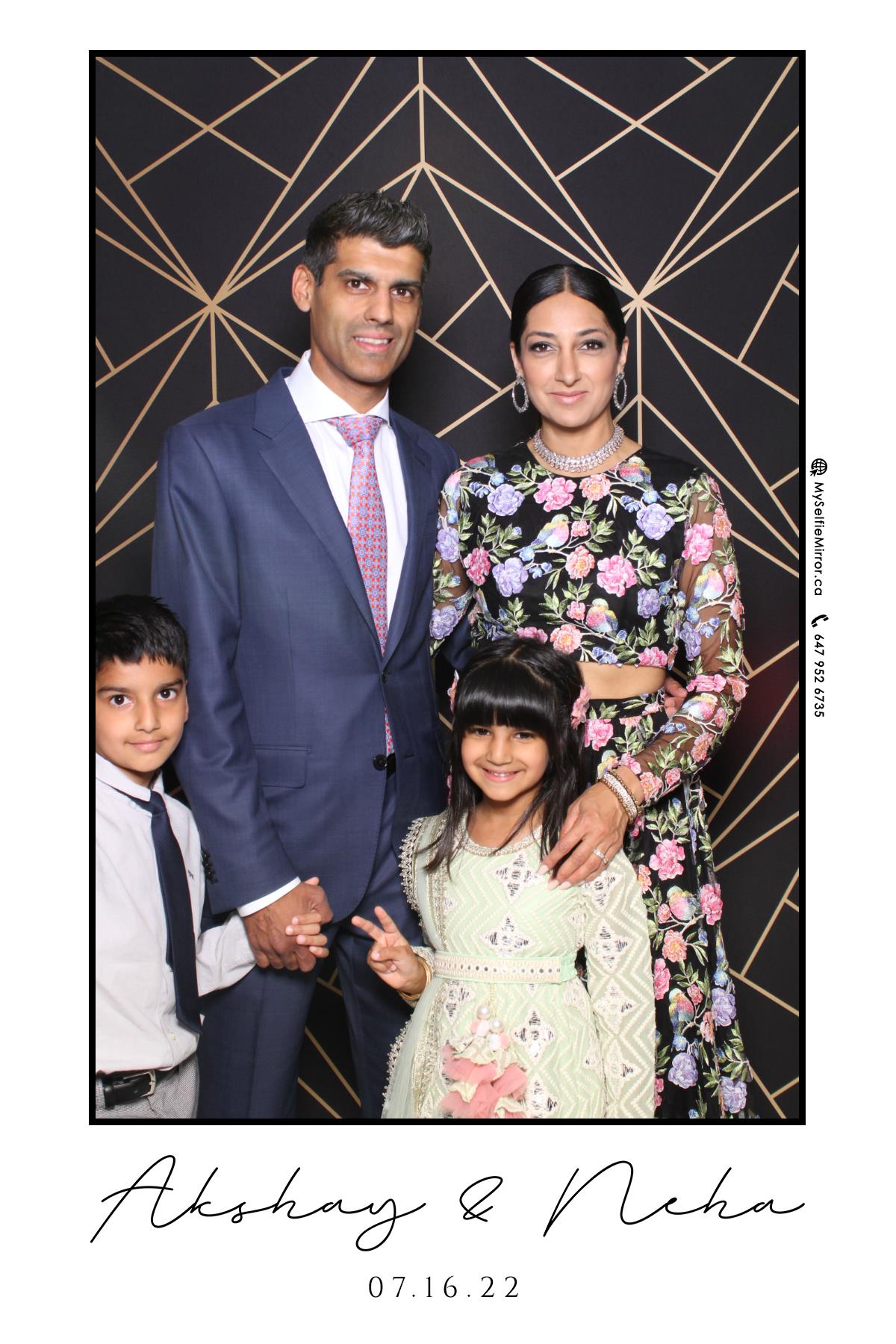 Neha & Akshay | View more photos from the event at gallery.myselfiemirror.ca/u/romanmyselfiemirrorca/Neha-Akshay