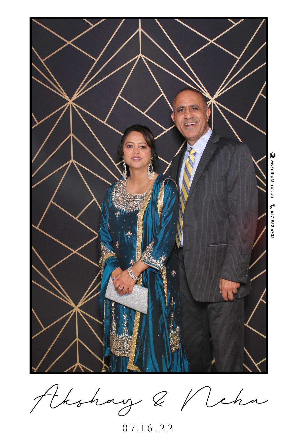 Neha & Akshay | View more photos from the event at gallery.myselfiemirror.ca/u/romanmyselfiemirrorca/Neha-Akshay