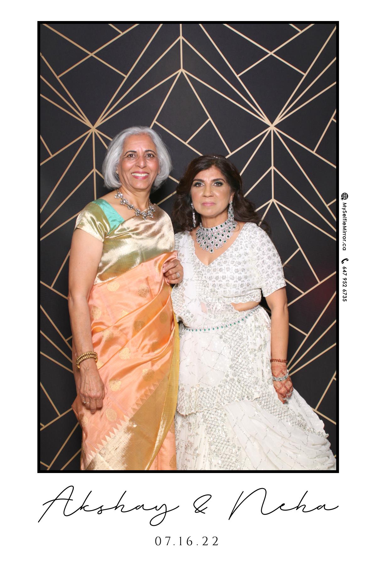 Neha & Akshay | View more photos from the event at gallery.myselfiemirror.ca/u/romanmyselfiemirrorca/Neha-Akshay