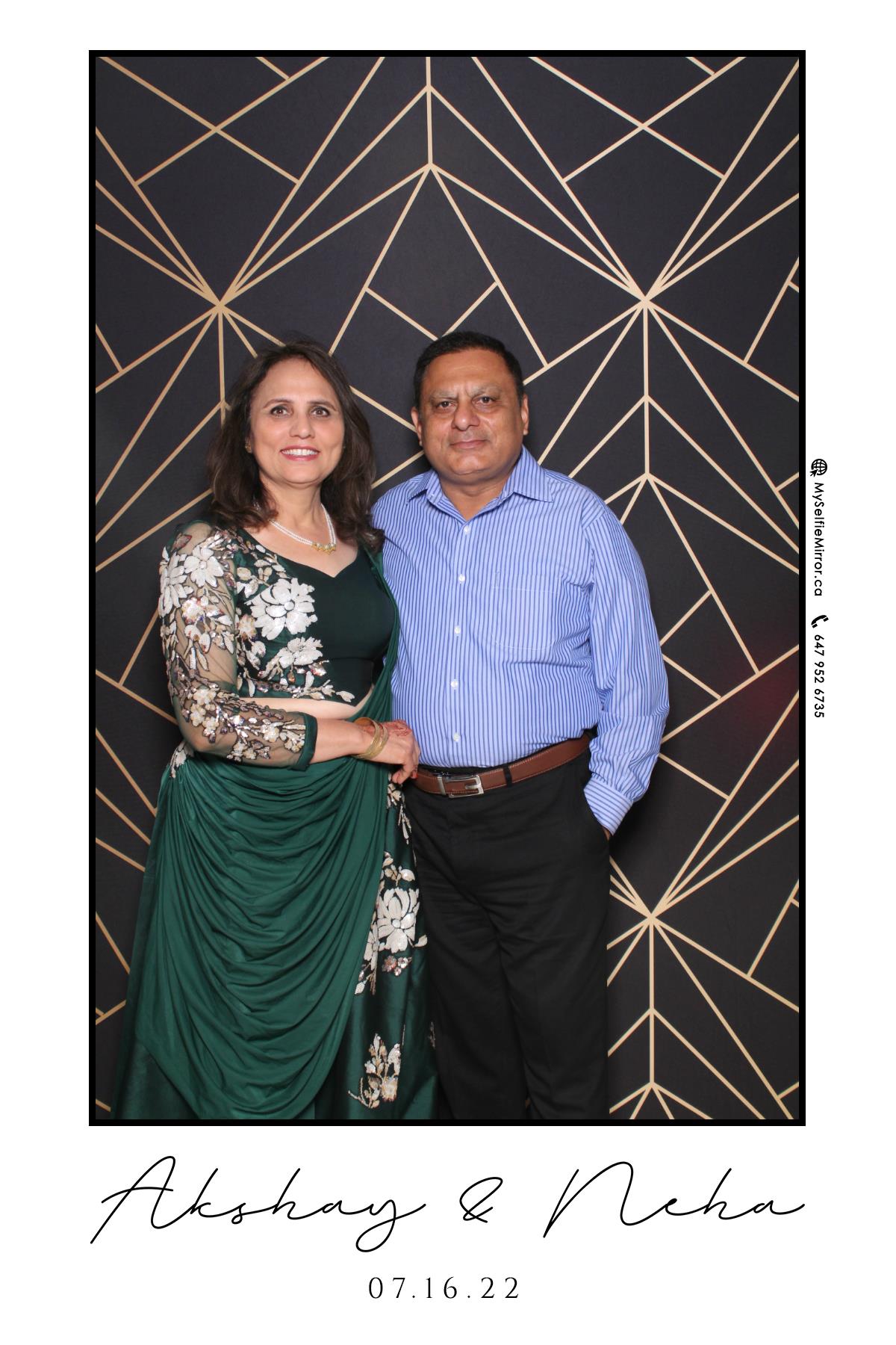 Neha & Akshay | View more photos from the event at gallery.myselfiemirror.ca/u/romanmyselfiemirrorca/Neha-Akshay