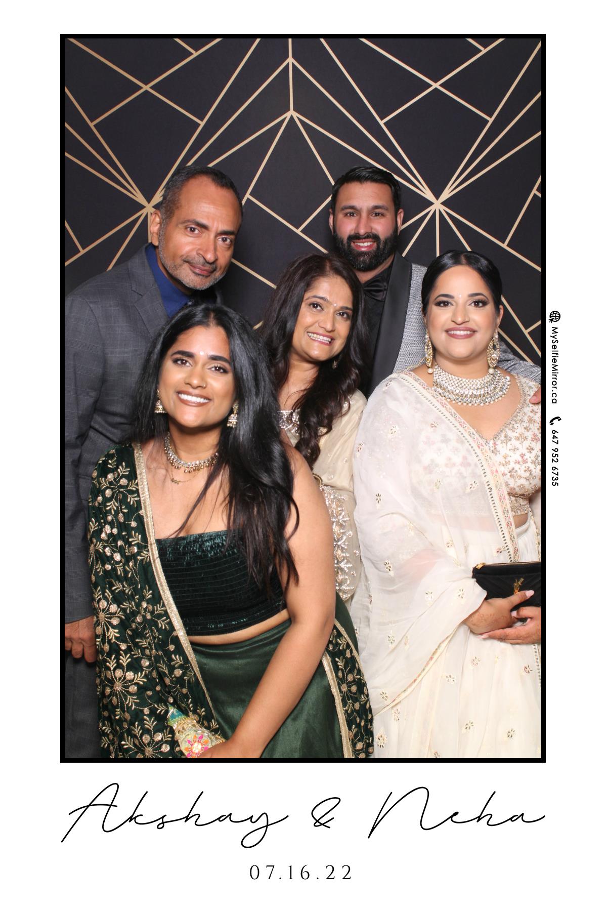 Neha & Akshay | View more photos from the event at gallery.myselfiemirror.ca/u/romanmyselfiemirrorca/Neha-Akshay