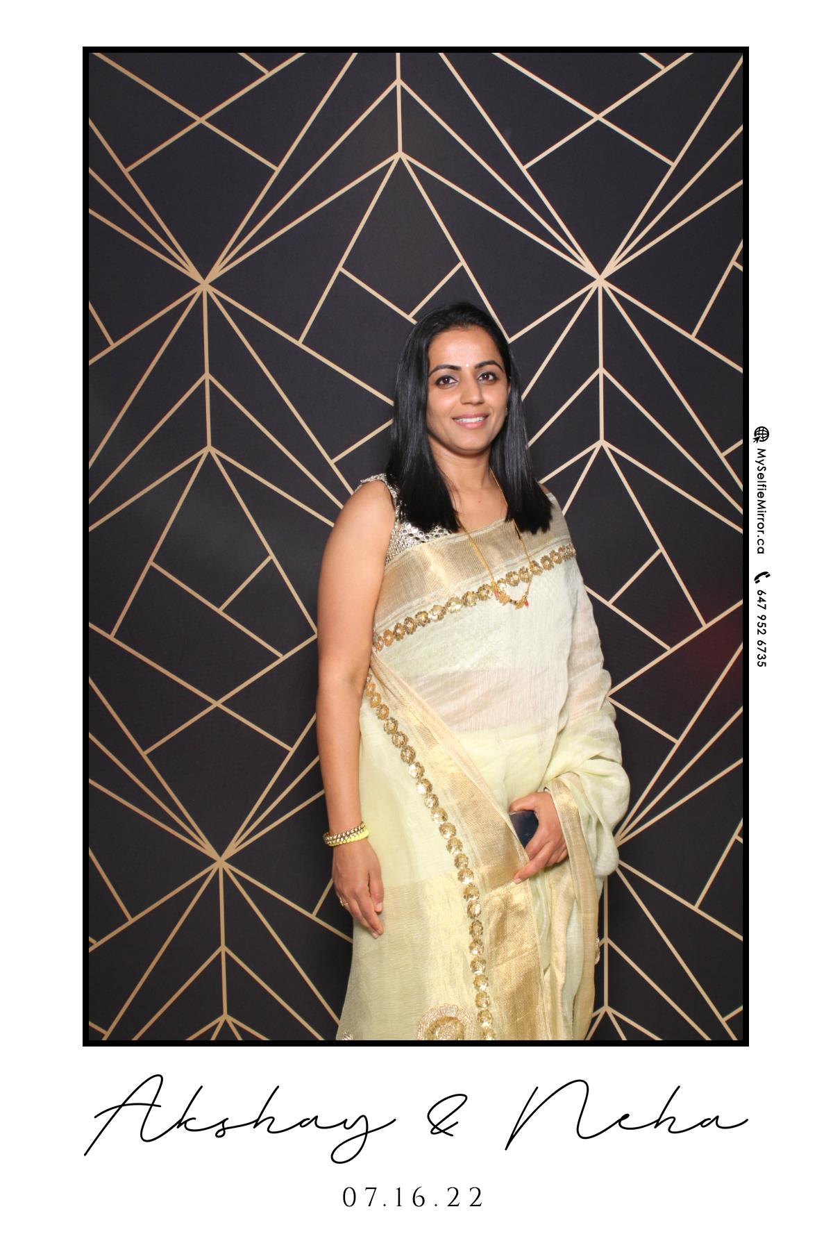 Neha & Akshay | View more photos from the event at gallery.myselfiemirror.ca/u/romanmyselfiemirrorca/Neha-Akshay