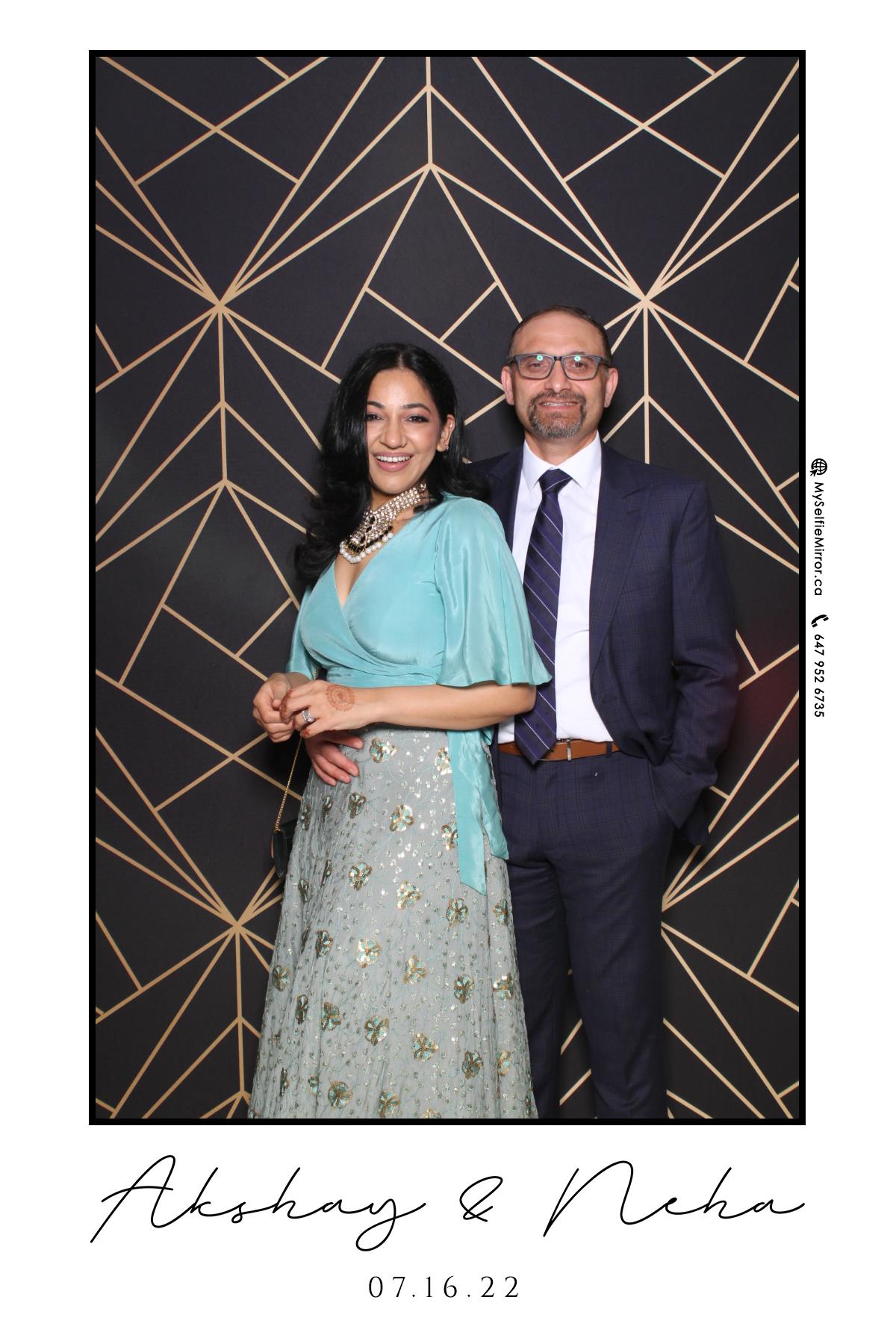 Neha & Akshay | View more photos from the event at gallery.myselfiemirror.ca/u/romanmyselfiemirrorca/Neha-Akshay