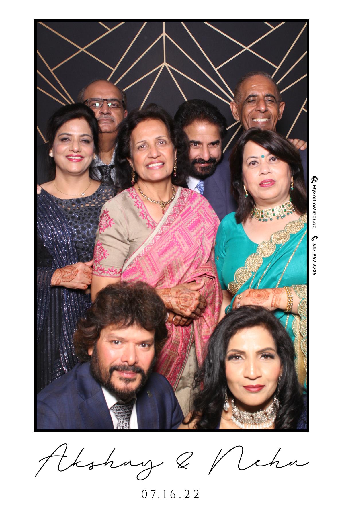 Neha & Akshay | View more photos from the event at gallery.myselfiemirror.ca/u/romanmyselfiemirrorca/Neha-Akshay