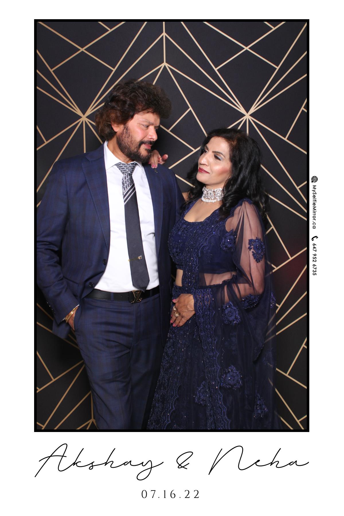 Neha & Akshay | View more photos from the event at gallery.myselfiemirror.ca/u/romanmyselfiemirrorca/Neha-Akshay