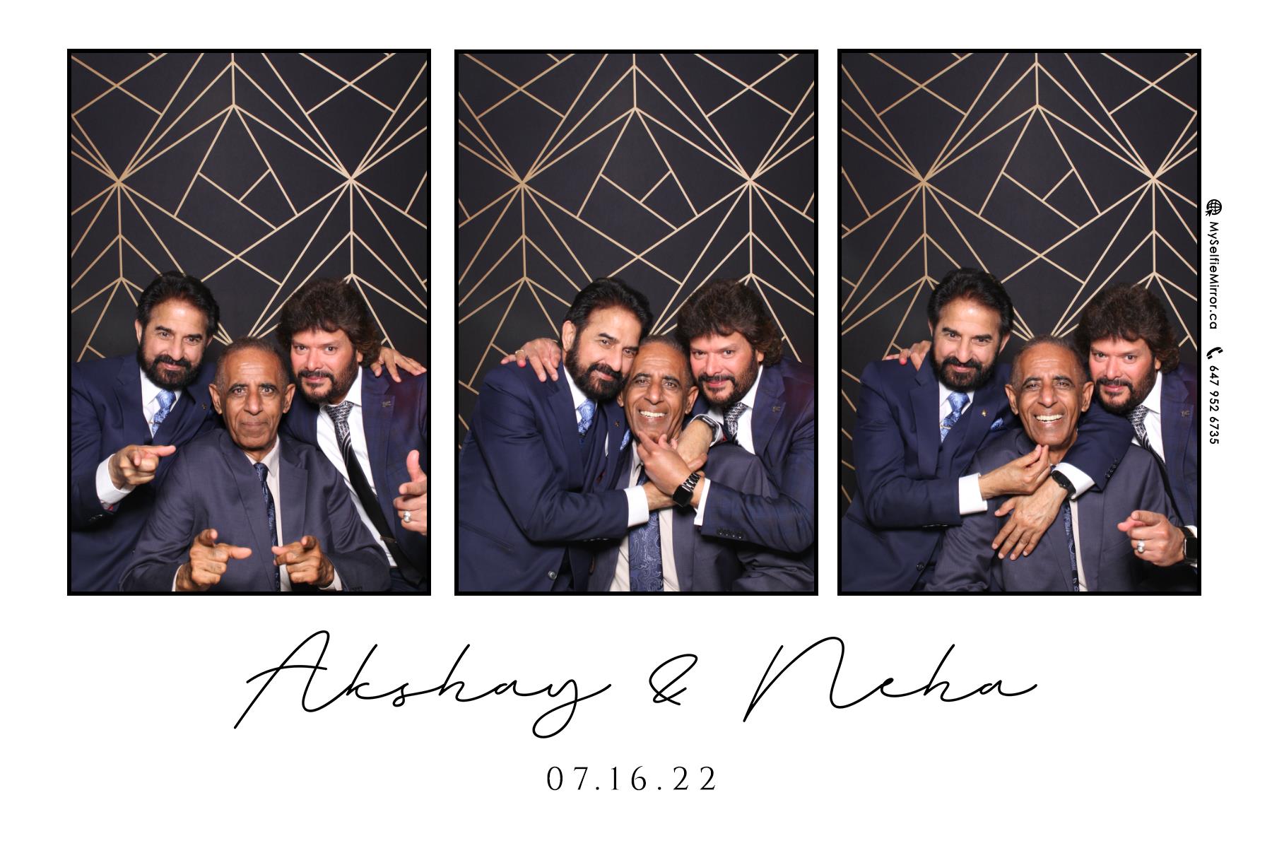 Neha & Akshay | View more photos from the event at gallery.myselfiemirror.ca/u/romanmyselfiemirrorca/Neha-Akshay