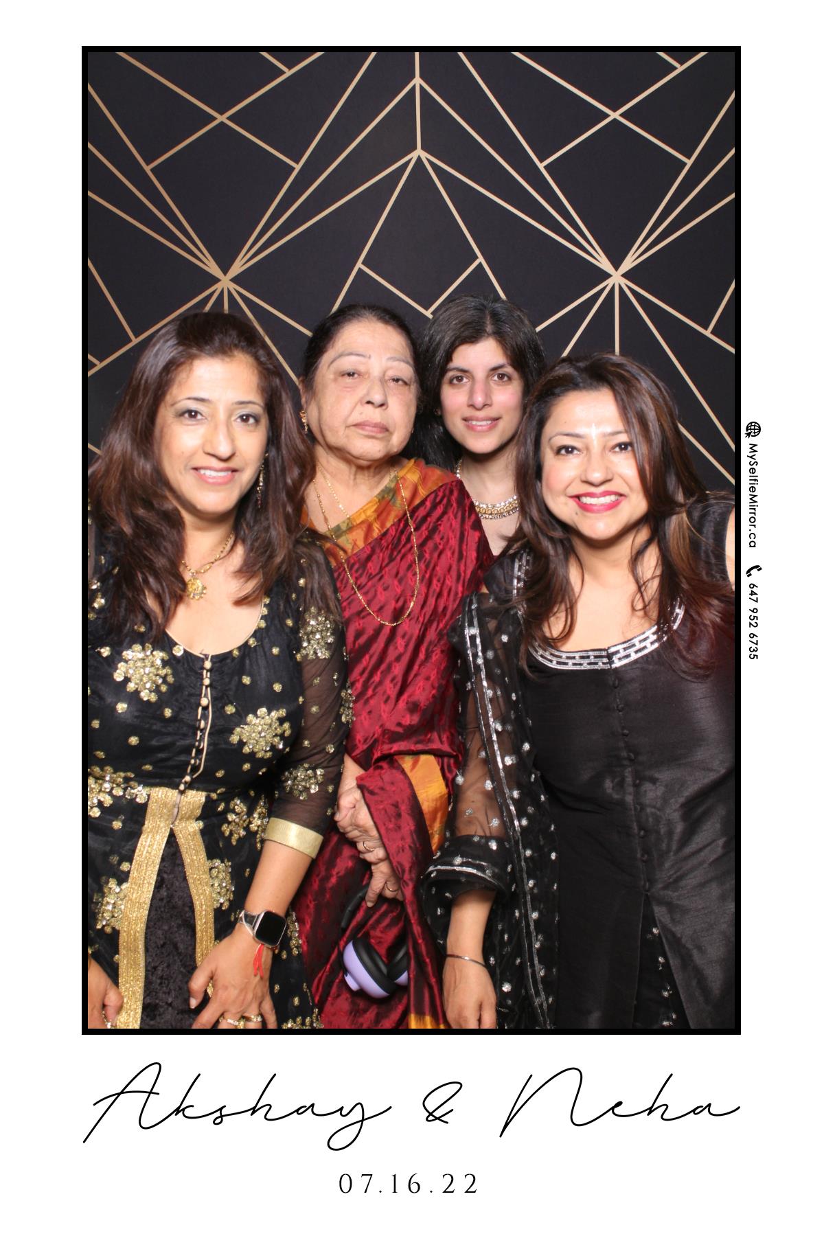 Neha & Akshay | View more photos from the event at gallery.myselfiemirror.ca/u/romanmyselfiemirrorca/Neha-Akshay