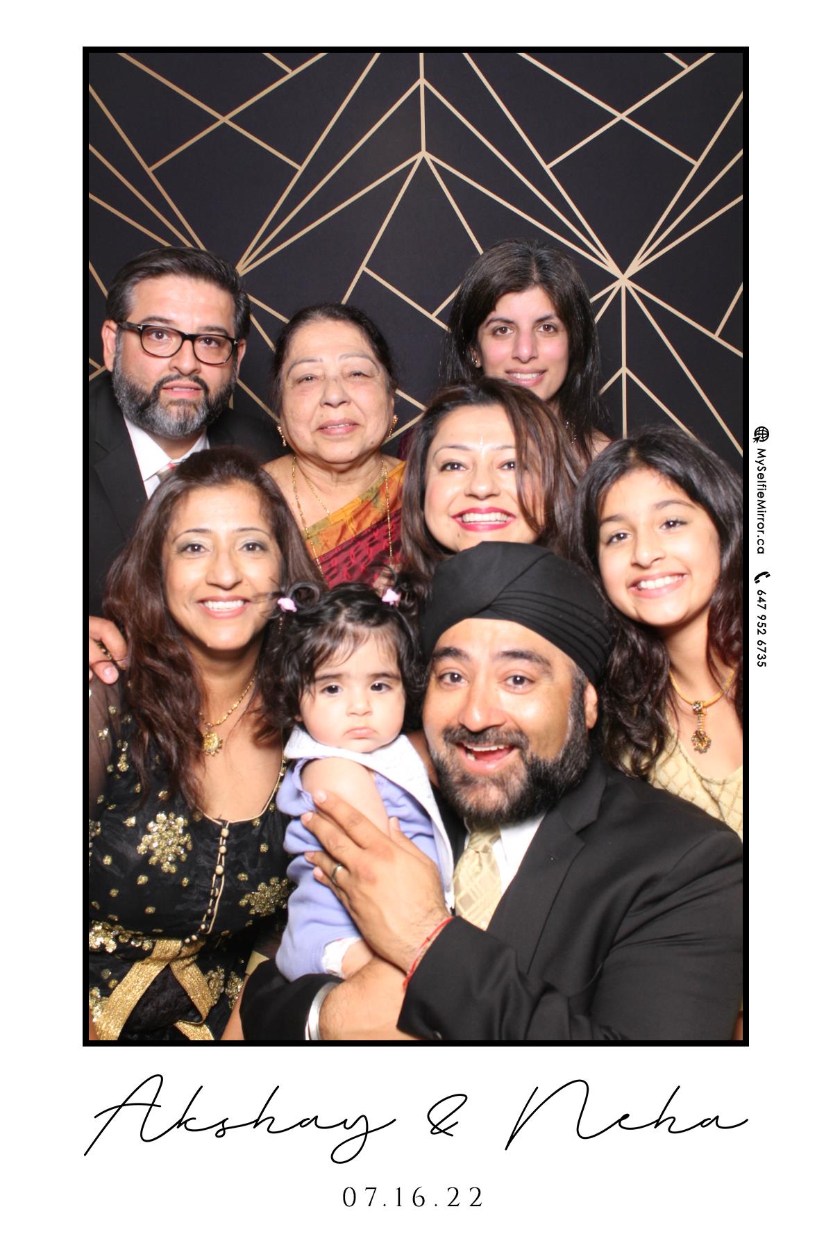 Neha & Akshay | View more photos from the event at gallery.myselfiemirror.ca/u/romanmyselfiemirrorca/Neha-Akshay