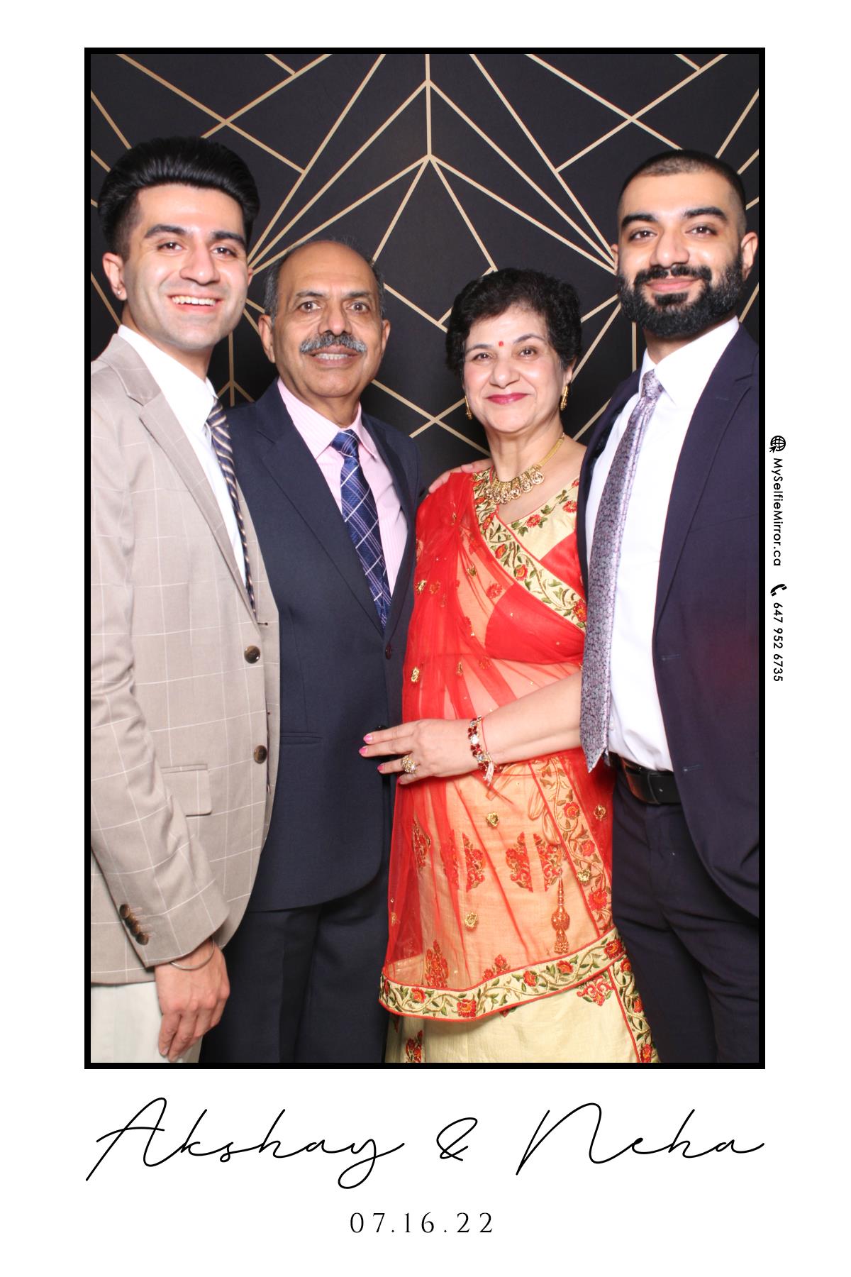 Neha & Akshay | View more photos from the event at gallery.myselfiemirror.ca/u/romanmyselfiemirrorca/Neha-Akshay