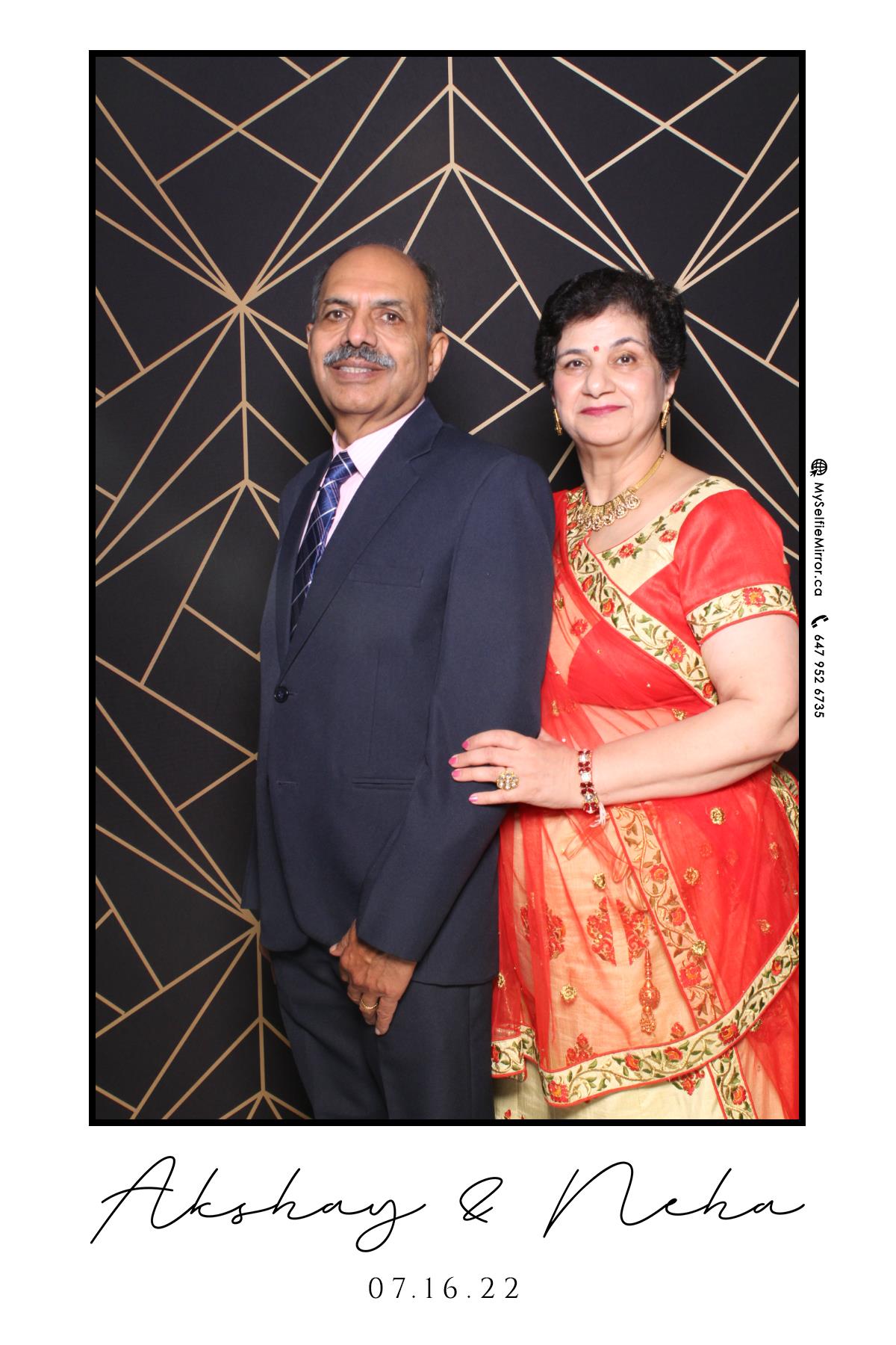 Neha & Akshay | View more photos from the event at gallery.myselfiemirror.ca/u/romanmyselfiemirrorca/Neha-Akshay