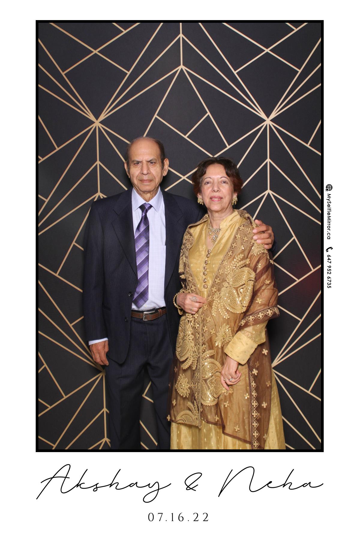 Neha & Akshay | View more photos from the event at gallery.myselfiemirror.ca/u/romanmyselfiemirrorca/Neha-Akshay