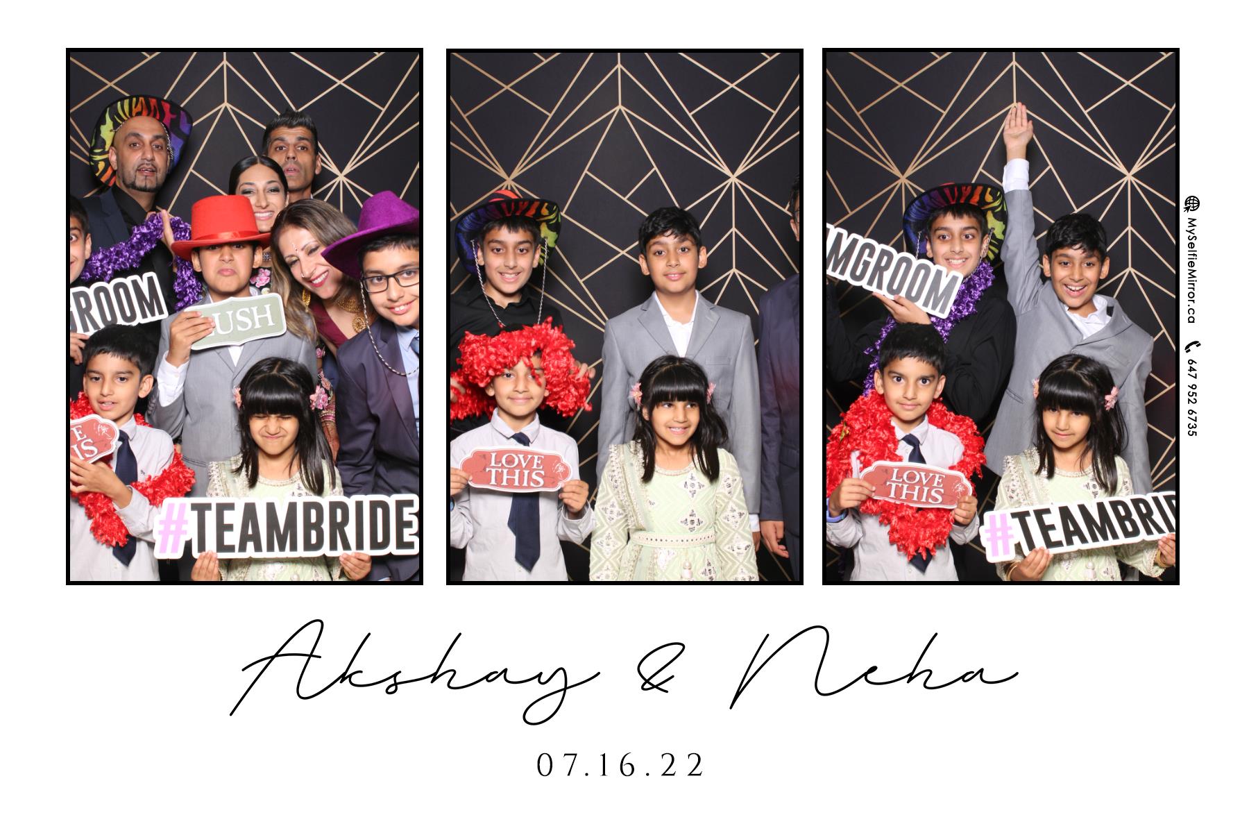 Neha & Akshay | View more photos from the event at gallery.myselfiemirror.ca/u/romanmyselfiemirrorca/Neha-Akshay