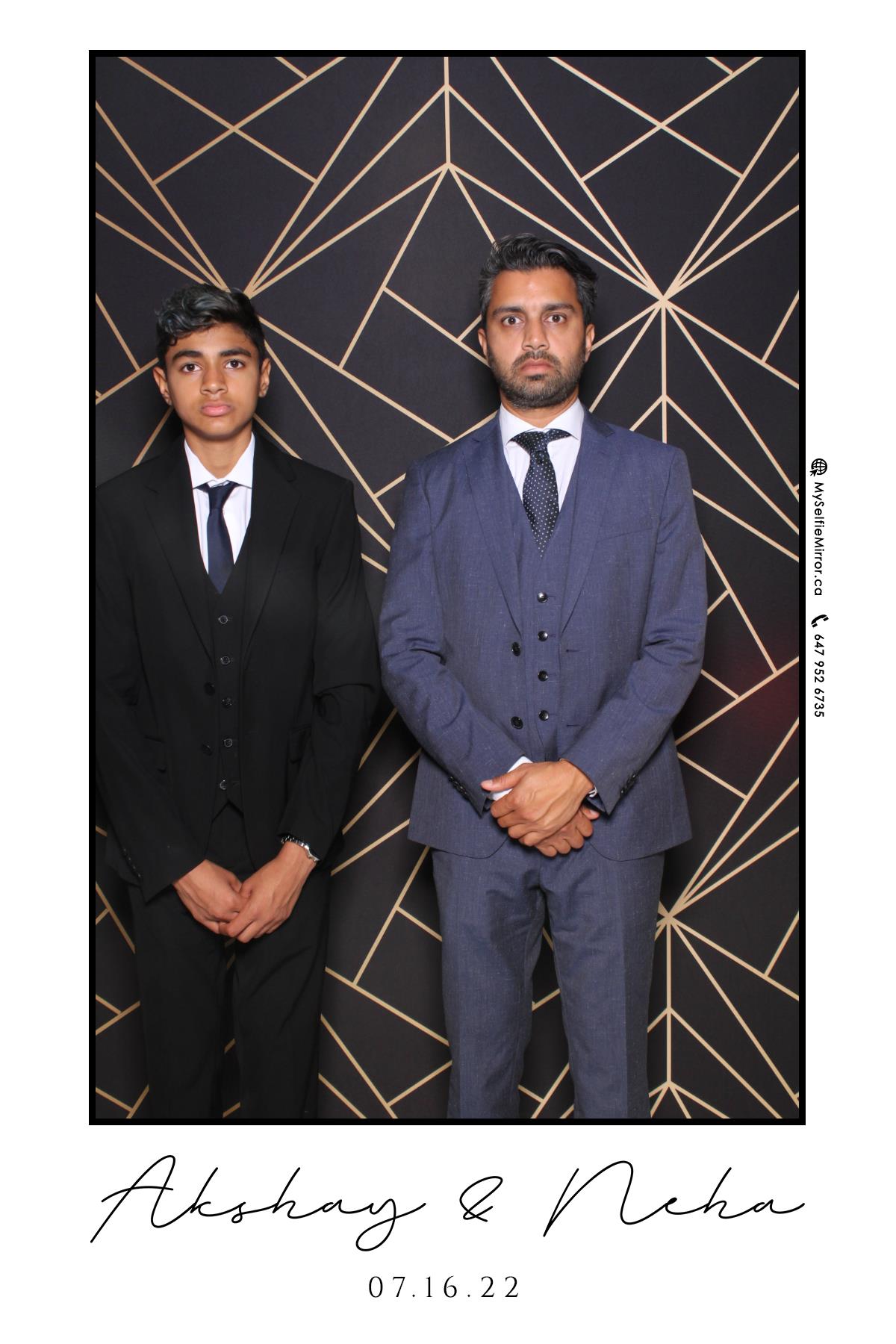 Neha & Akshay | View more photos from the event at gallery.myselfiemirror.ca/u/romanmyselfiemirrorca/Neha-Akshay