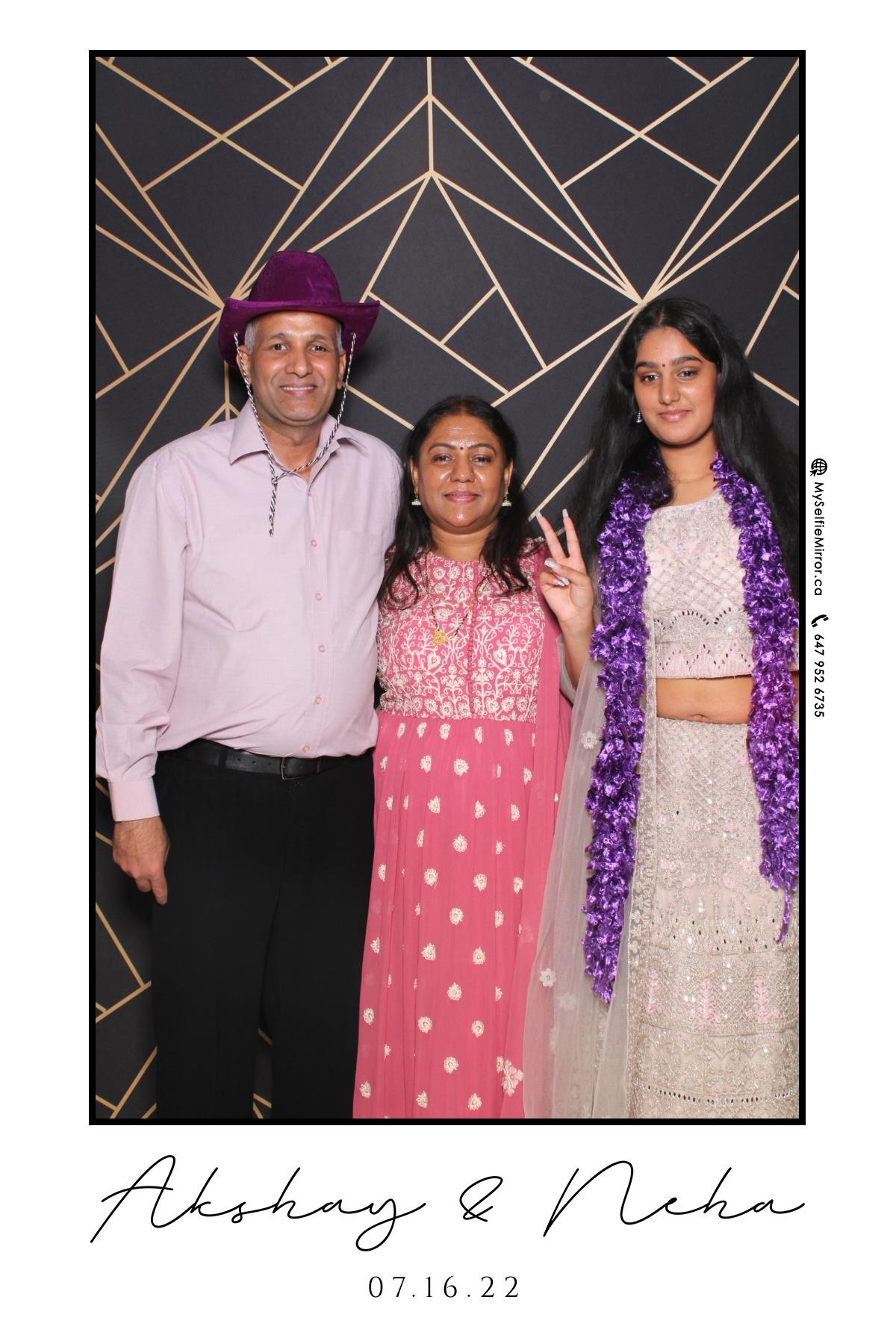 Neha & Akshay | View more photos from the event at gallery.myselfiemirror.ca/u/romanmyselfiemirrorca/Neha-Akshay