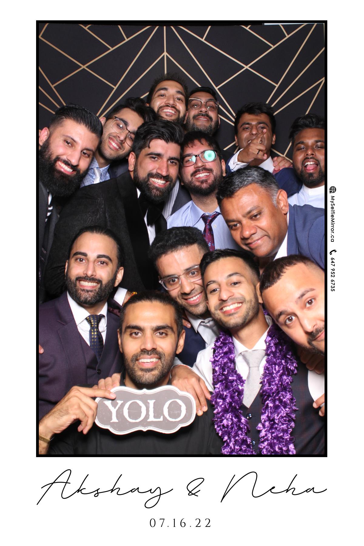 Neha & Akshay | View more photos from the event at gallery.myselfiemirror.ca/u/romanmyselfiemirrorca/Neha-Akshay