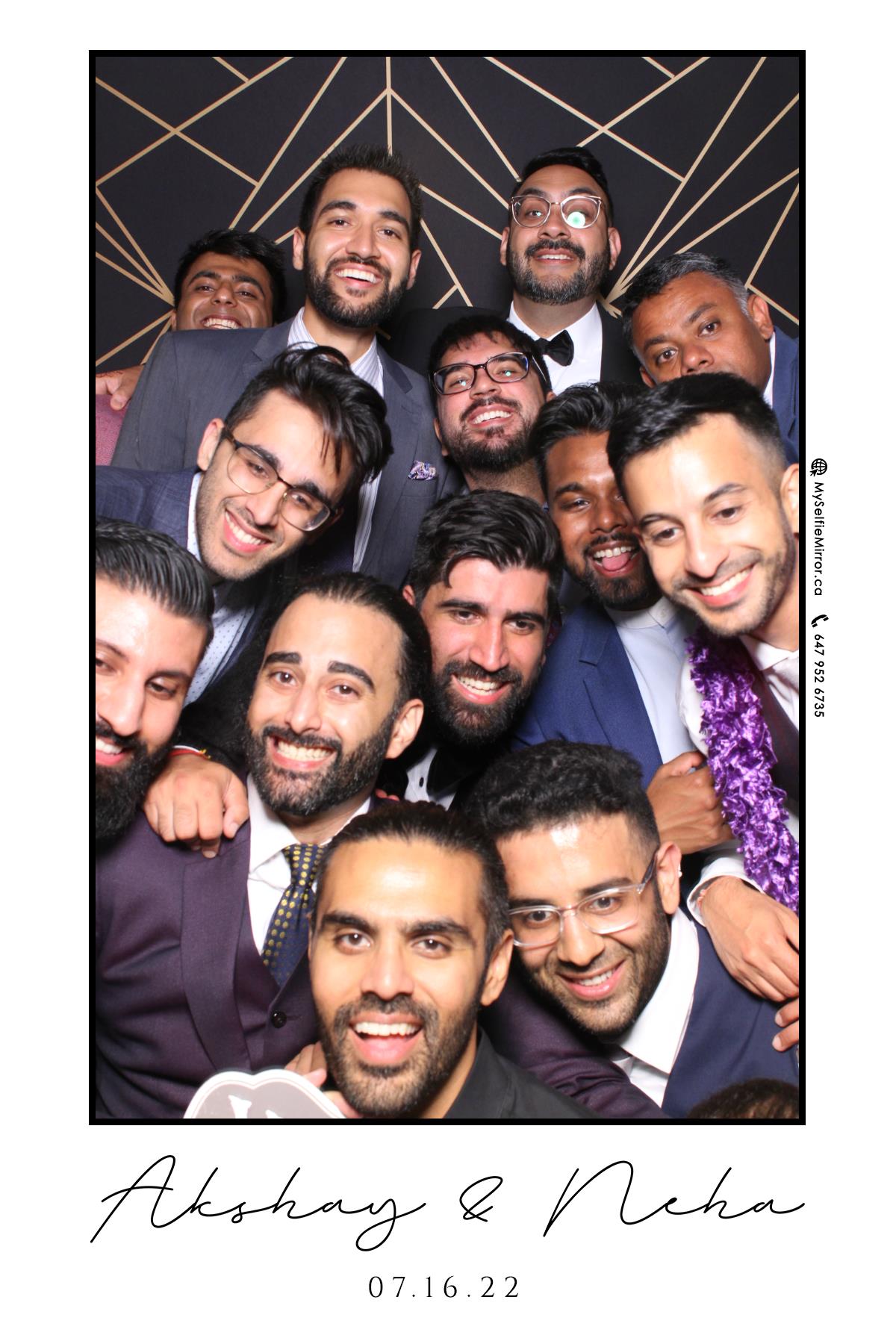 Neha & Akshay | View more photos from the event at gallery.myselfiemirror.ca/u/romanmyselfiemirrorca/Neha-Akshay