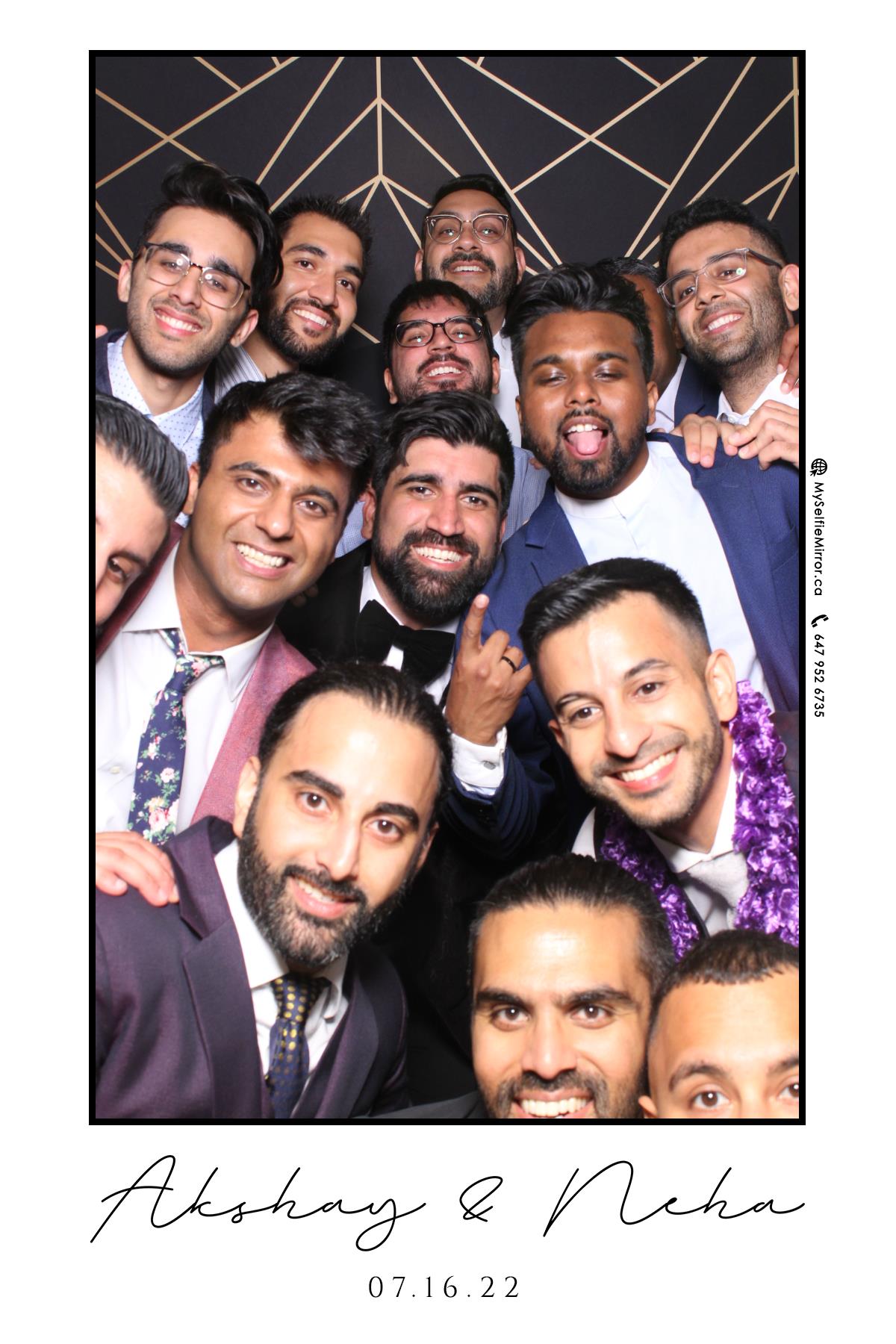 Neha & Akshay | View more photos from the event at gallery.myselfiemirror.ca/u/romanmyselfiemirrorca/Neha-Akshay