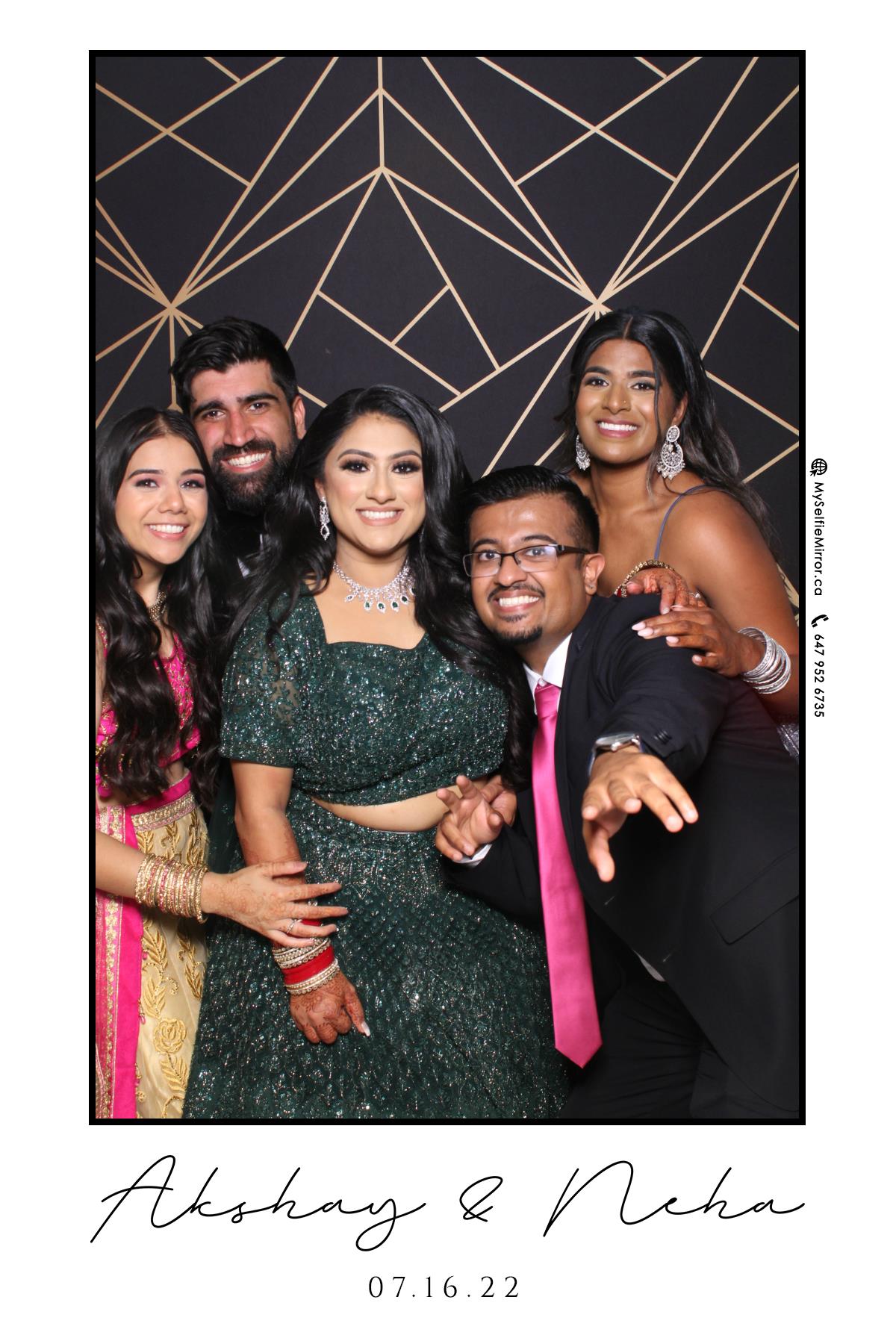 Neha & Akshay | View more photos from the event at gallery.myselfiemirror.ca/u/romanmyselfiemirrorca/Neha-Akshay