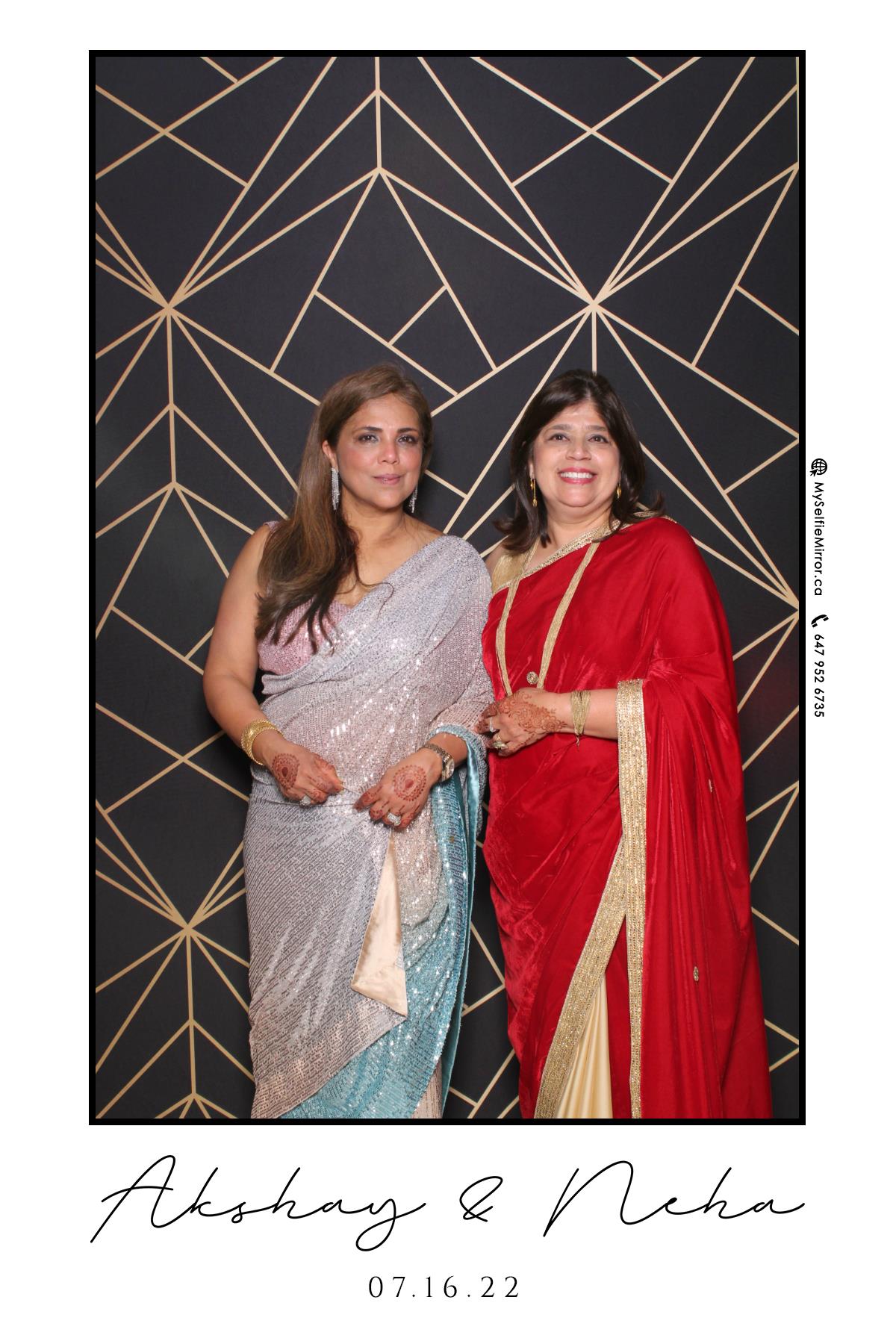 Neha & Akshay | View more photos from the event at gallery.myselfiemirror.ca/u/romanmyselfiemirrorca/Neha-Akshay