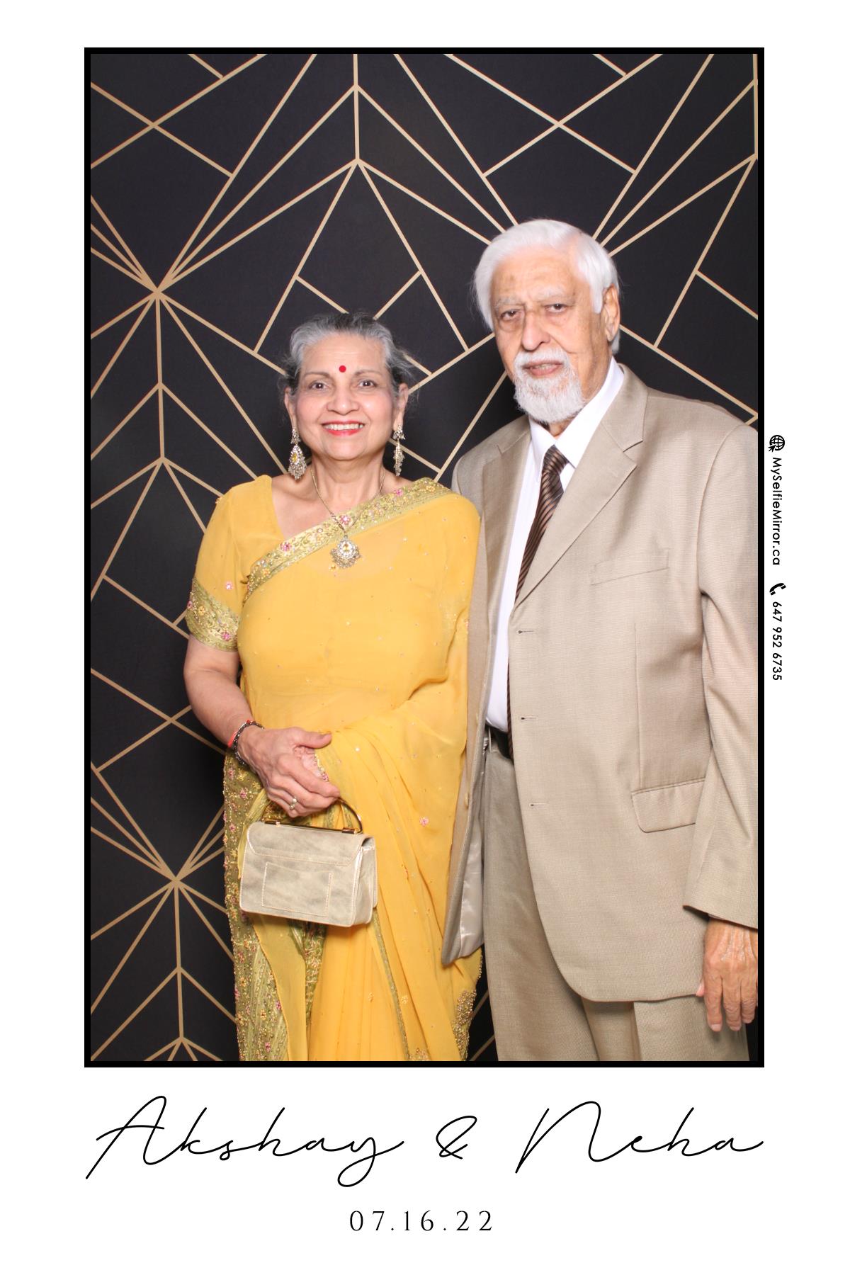 Neha & Akshay | View more photos from the event at gallery.myselfiemirror.ca/u/romanmyselfiemirrorca/Neha-Akshay