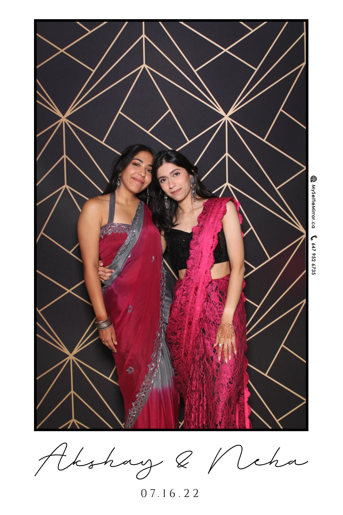 Neha & Akshay | View more photos from the event at gallery.myselfiemirror.ca/u/romanmyselfiemirrorca/Neha-Akshay