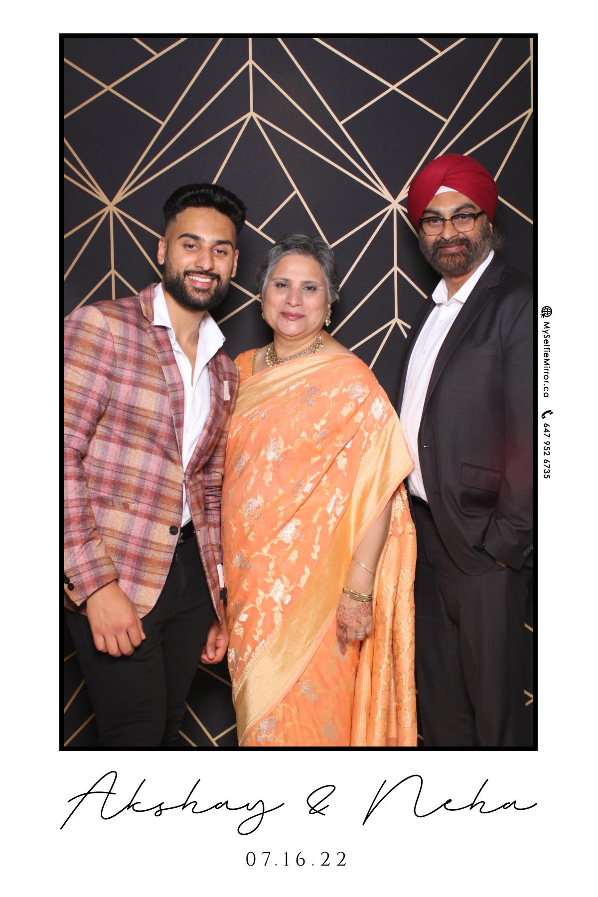 Neha & Akshay | View more photos from the event at gallery.myselfiemirror.ca/u/romanmyselfiemirrorca/Neha-Akshay
