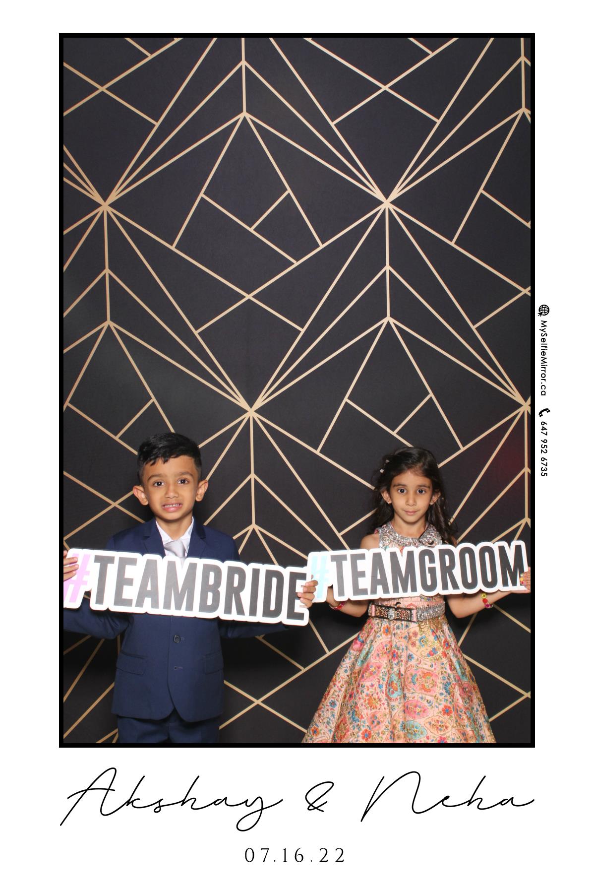 Neha & Akshay | View more photos from the event at gallery.myselfiemirror.ca/u/romanmyselfiemirrorca/Neha-Akshay