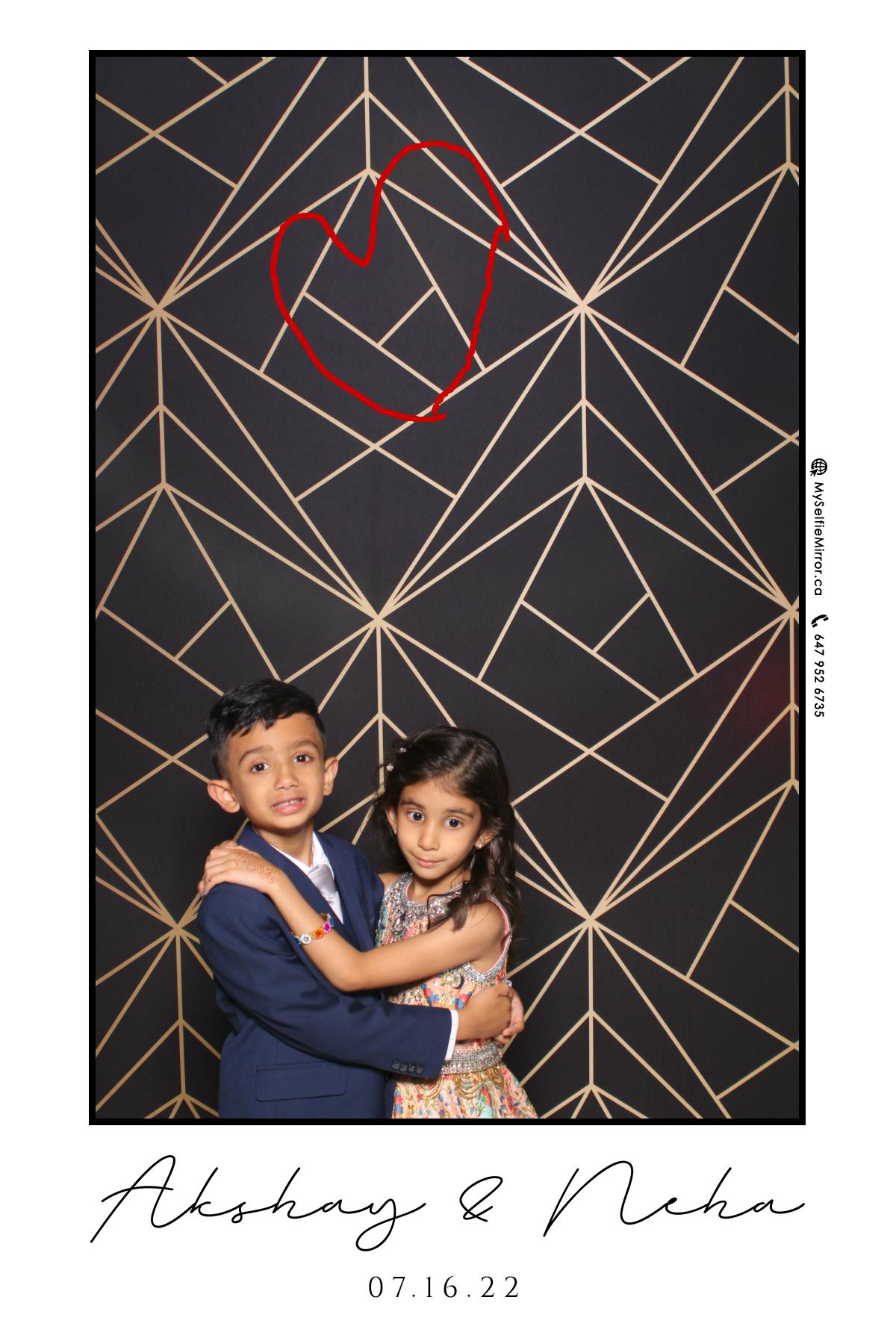 Neha & Akshay | View more photos from the event at gallery.myselfiemirror.ca/u/romanmyselfiemirrorca/Neha-Akshay