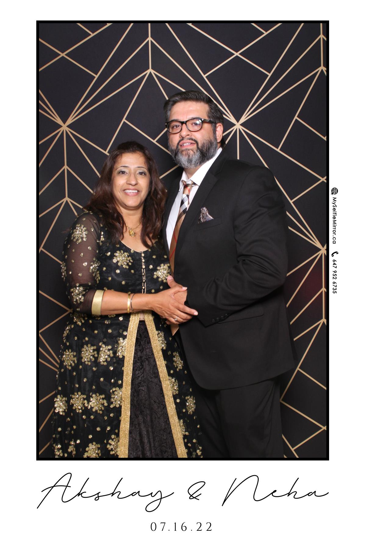 Neha & Akshay | View more photos from the event at gallery.myselfiemirror.ca/u/romanmyselfiemirrorca/Neha-Akshay