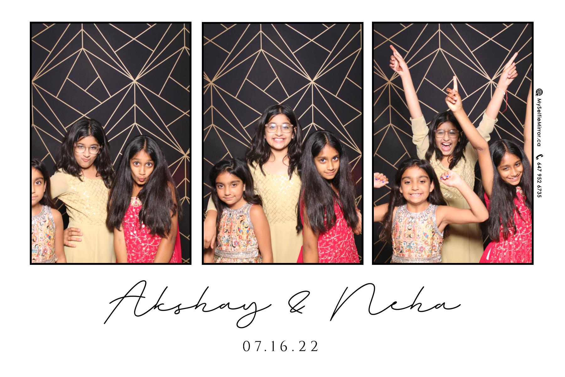 Neha & Akshay | View more photos from the event at gallery.myselfiemirror.ca/u/romanmyselfiemirrorca/Neha-Akshay