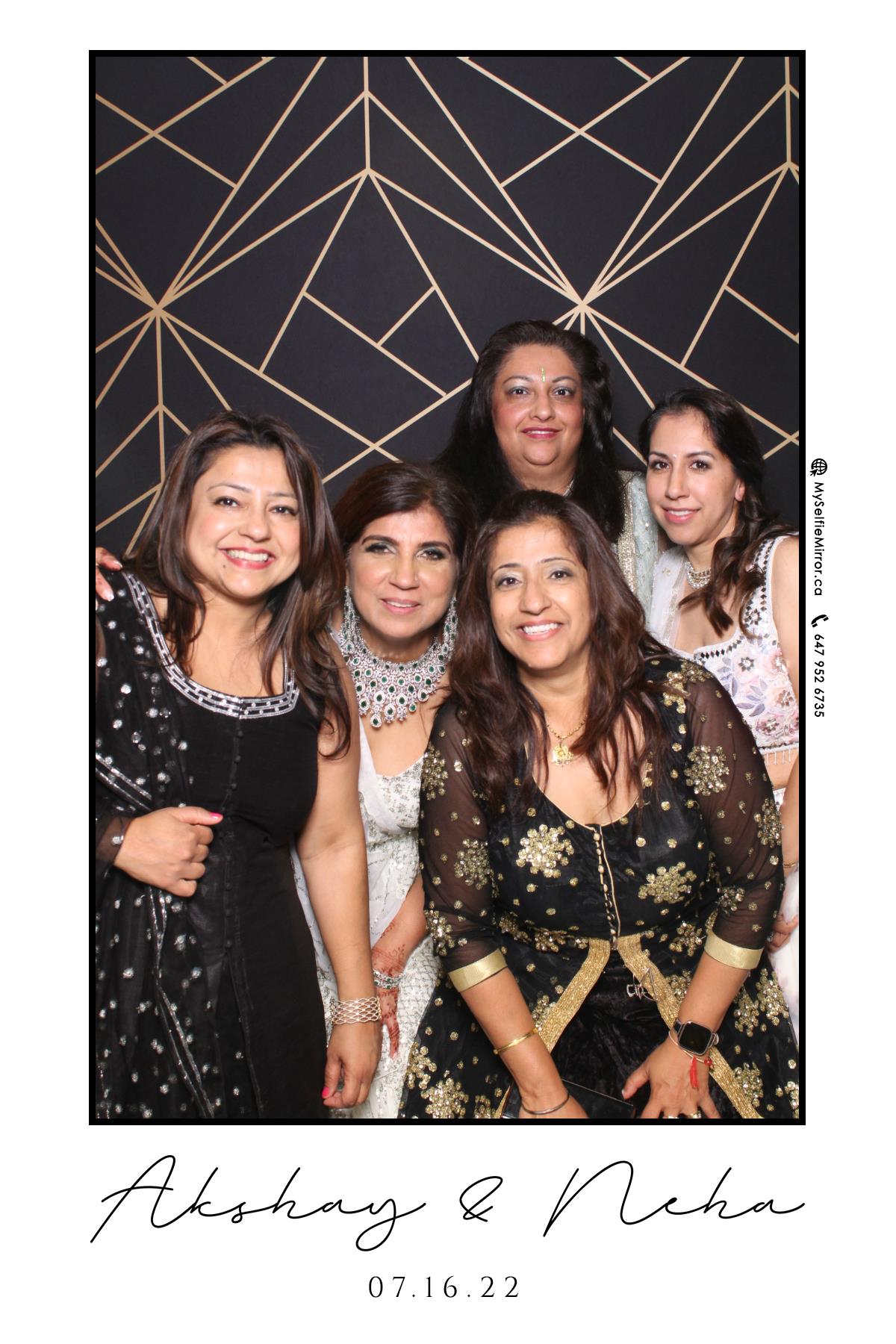 Neha & Akshay | View more photos from the event at gallery.myselfiemirror.ca/u/romanmyselfiemirrorca/Neha-Akshay
