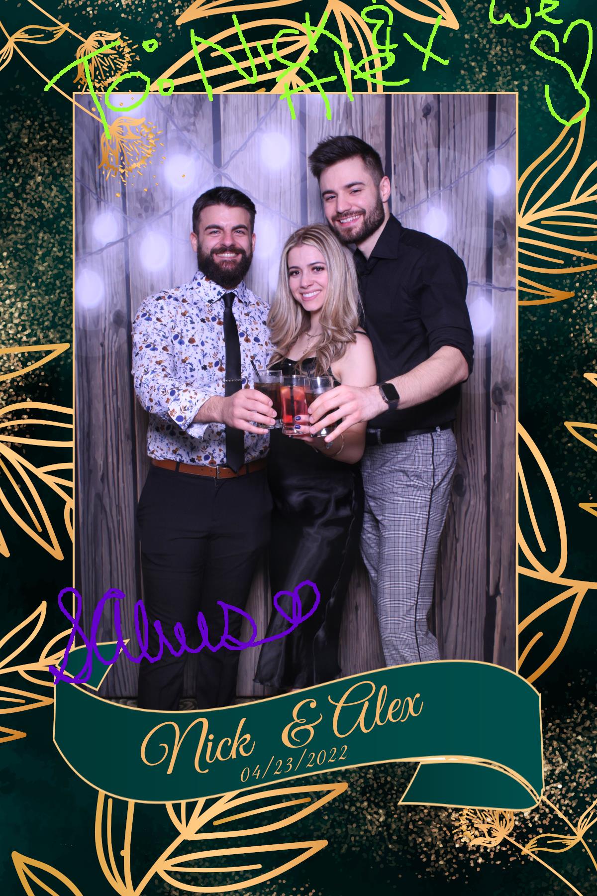 Nick & Alex | View more photos from the event at gallery.myselfiemirror.ca/u/romanmyselfiemirrorca/Nick-Alex