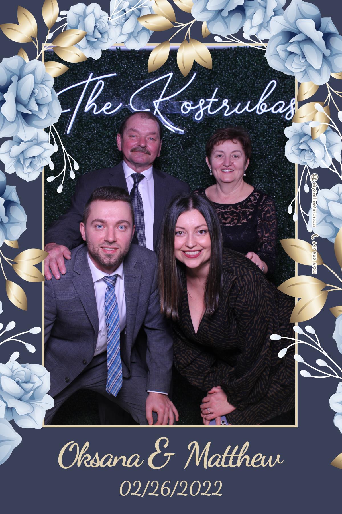 Oksana + Matthew | View more photos from the event at gallery.myselfiemirror.ca/u/romanmyselfiemirrorca/Oksana-Matthew